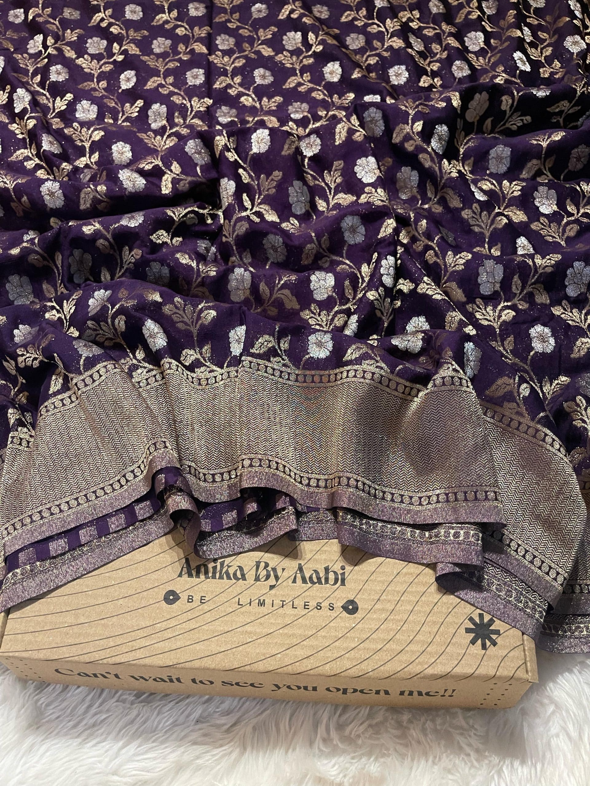 SAHANA-NEVYBLUE SAREE