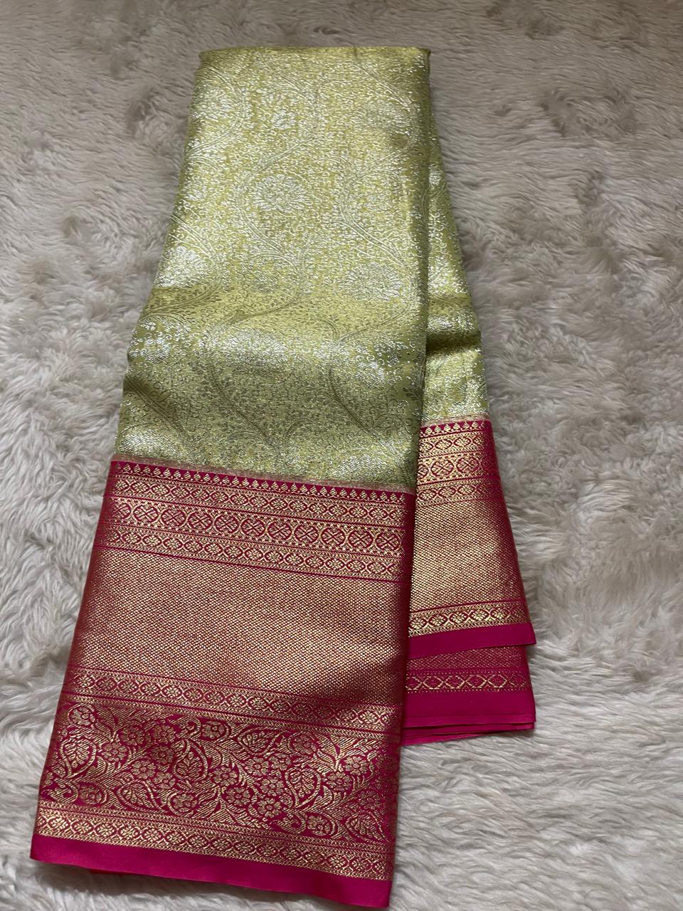 SWAYAMVARAM-MAILED PISTAH WITH RANIPINK SAREE