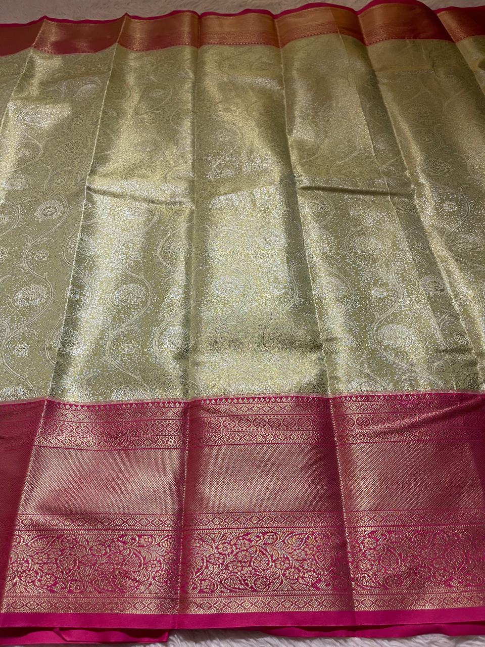 SWAYAMVARAM-MAILED PISTAH WITH RANIPINK SAREE