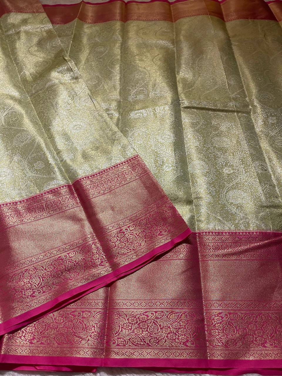 SWAYAMVARAM-MAILED PISTAH WITH RANIPINK SAREE