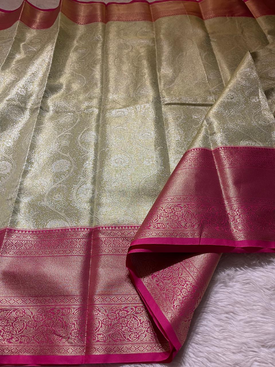 SWAYAMVARAM-MAILED PISTAH WITH RANIPINK SAREE
