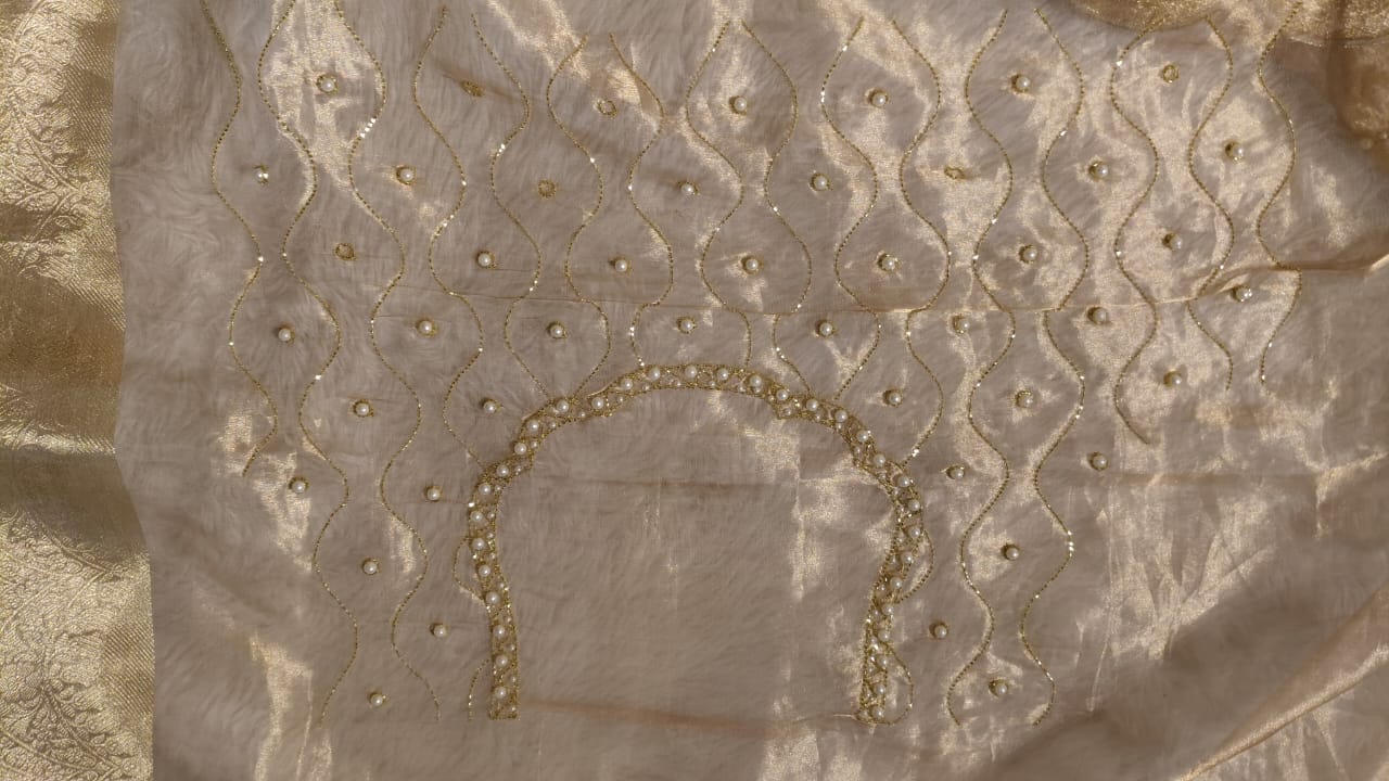 KALKI -BRDAIL EDIT BEIGE SAREE