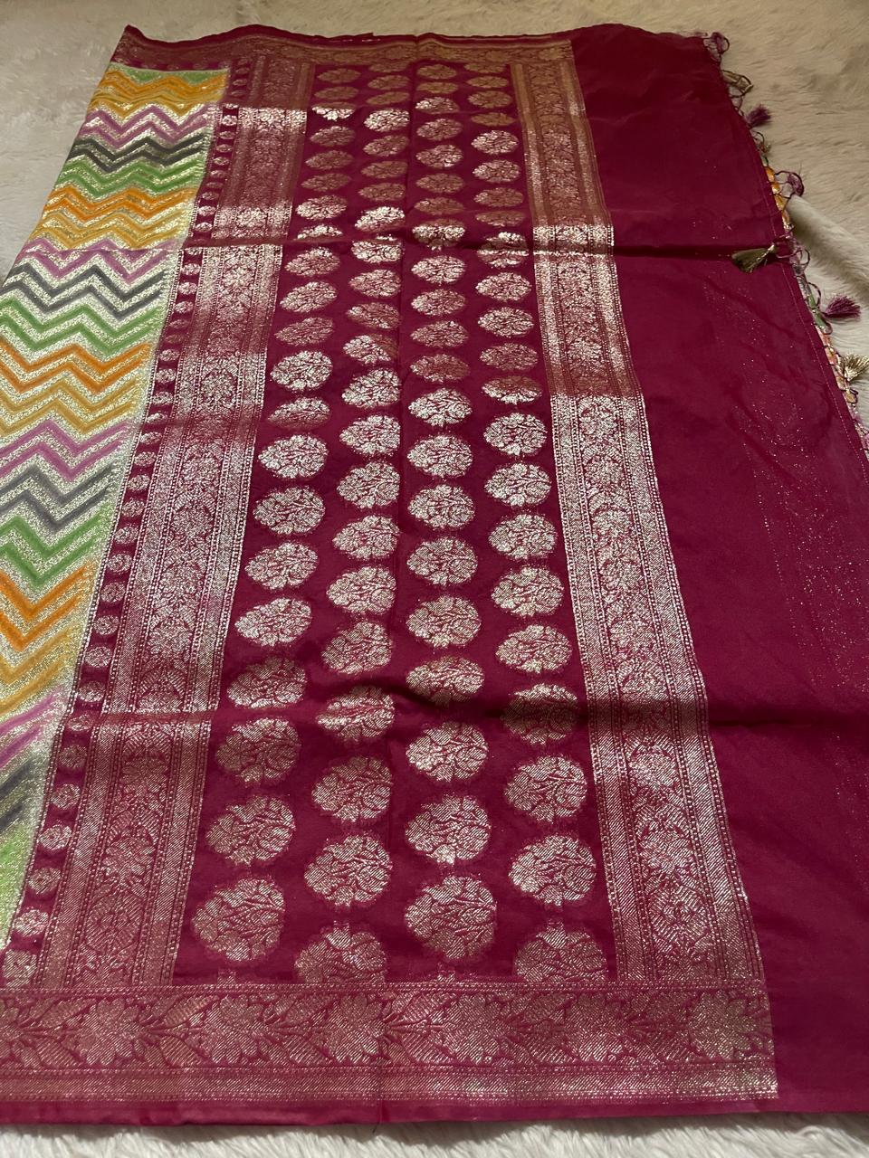 SITA GEORGETTE-MULTI COLOR SAREE
