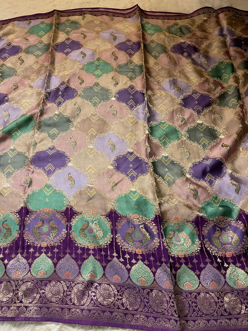 SHADES OF LOVE-PEACOCK PURPLE SAREE