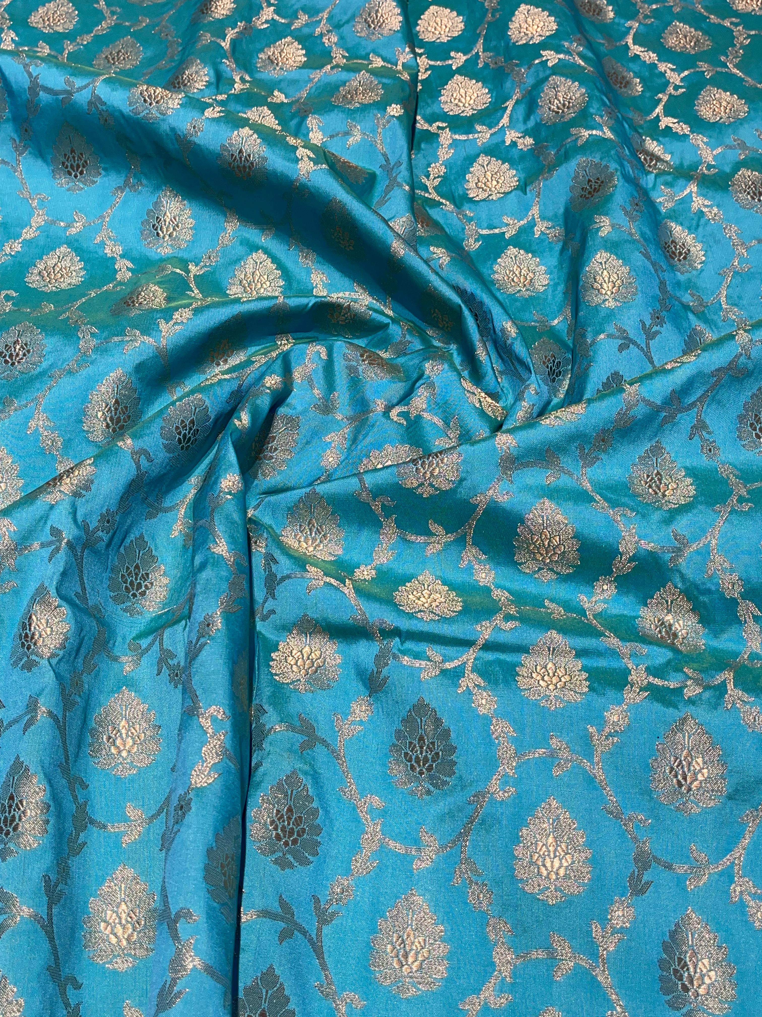 ANIKA'S SEMI KATAN SILK SAREE - ASK02