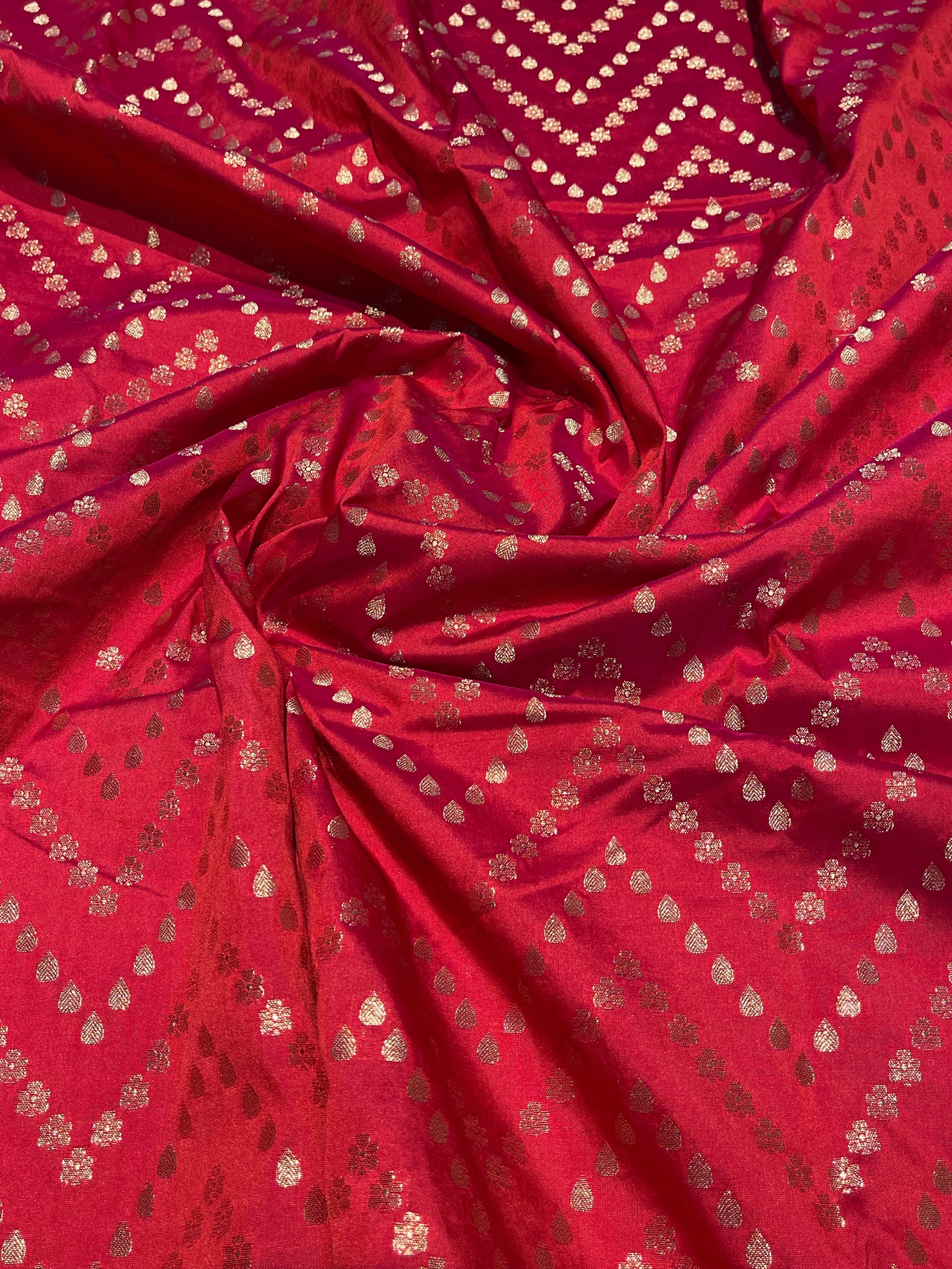 ANIKA'S SEMI KATAN SILK SAREE - ASK01