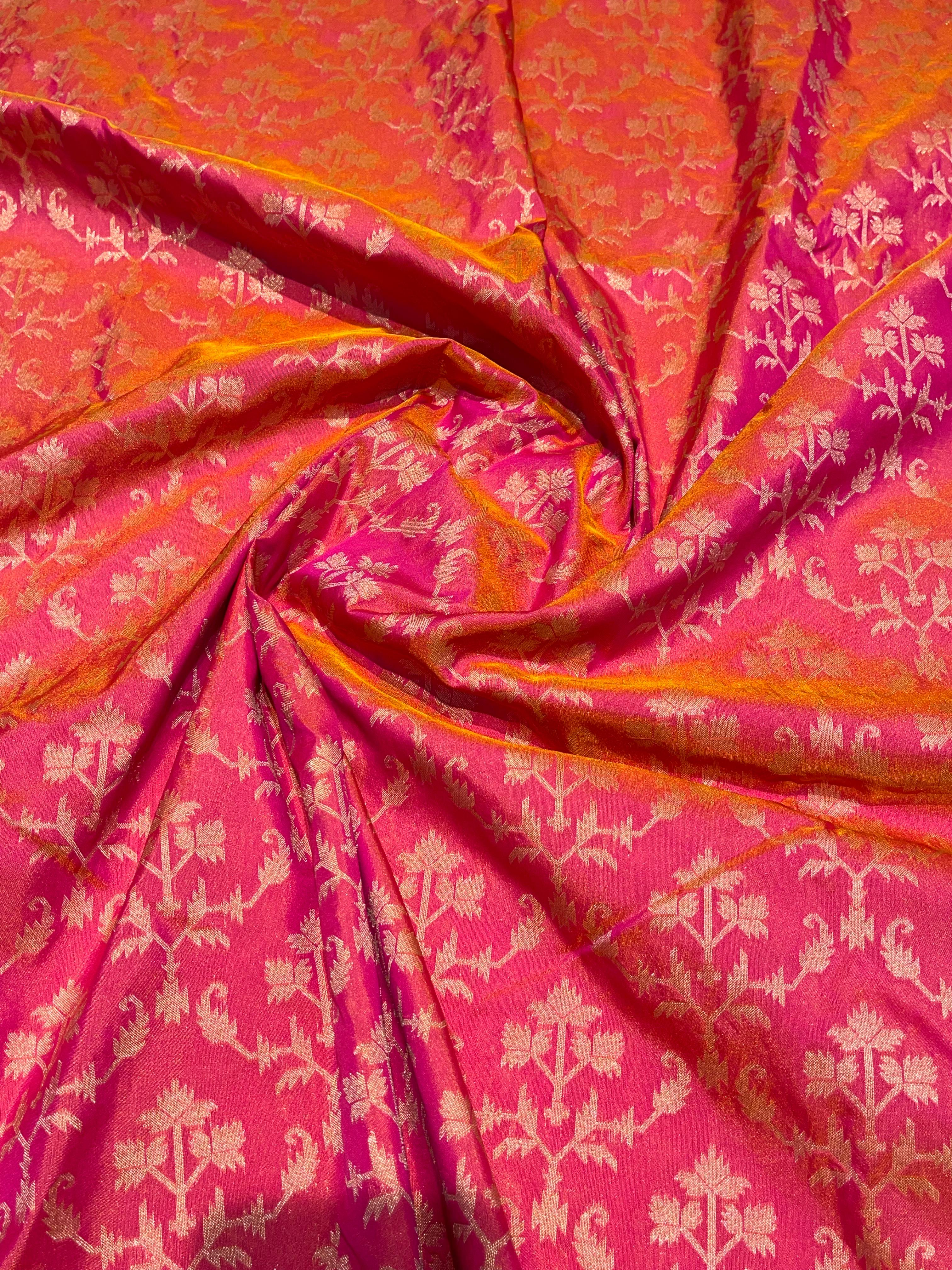 ANIKA'S SEMI KATAN SILK SAREE - ASK05