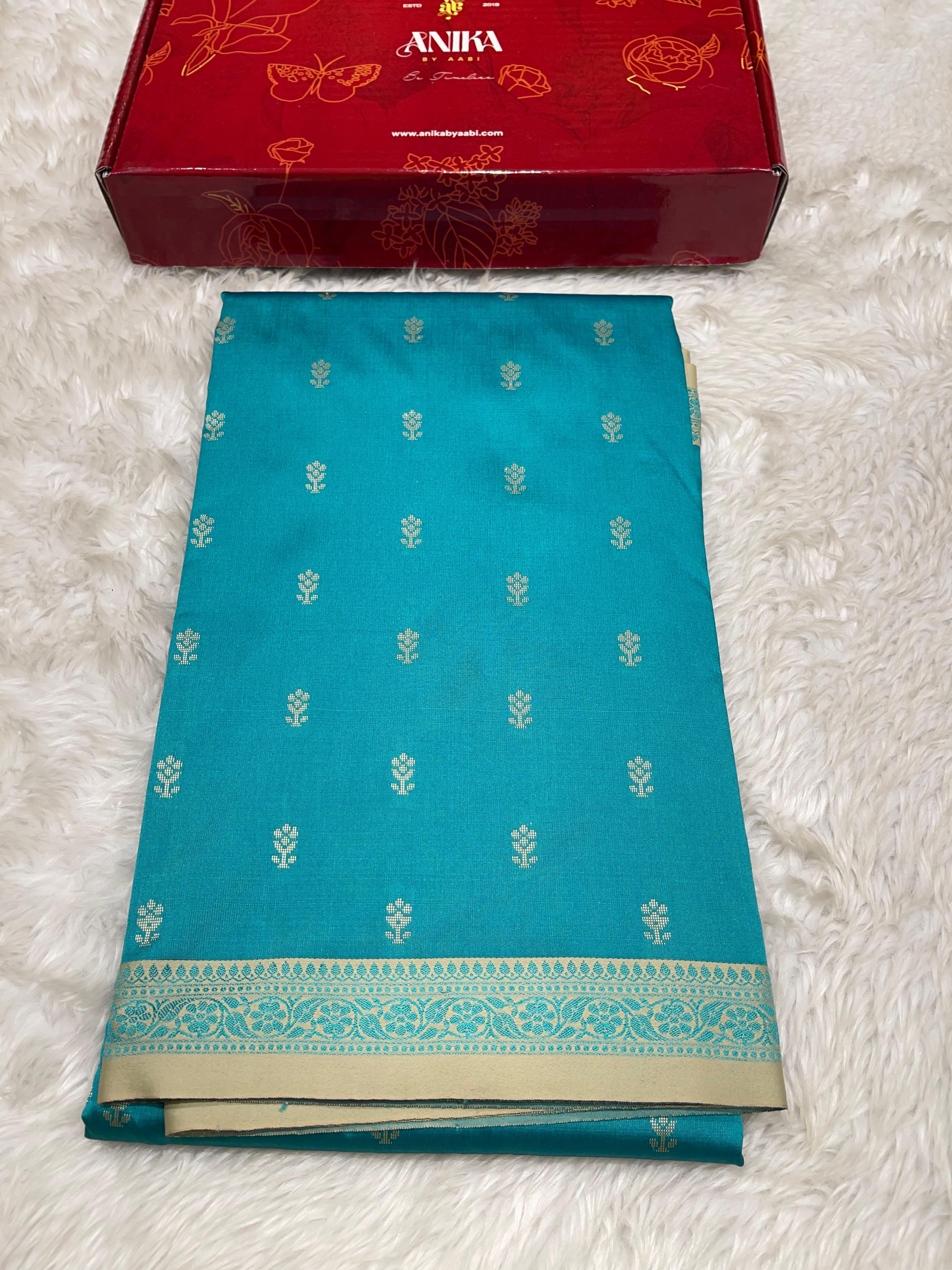 Anika's cotton silk Saree - Butta 02