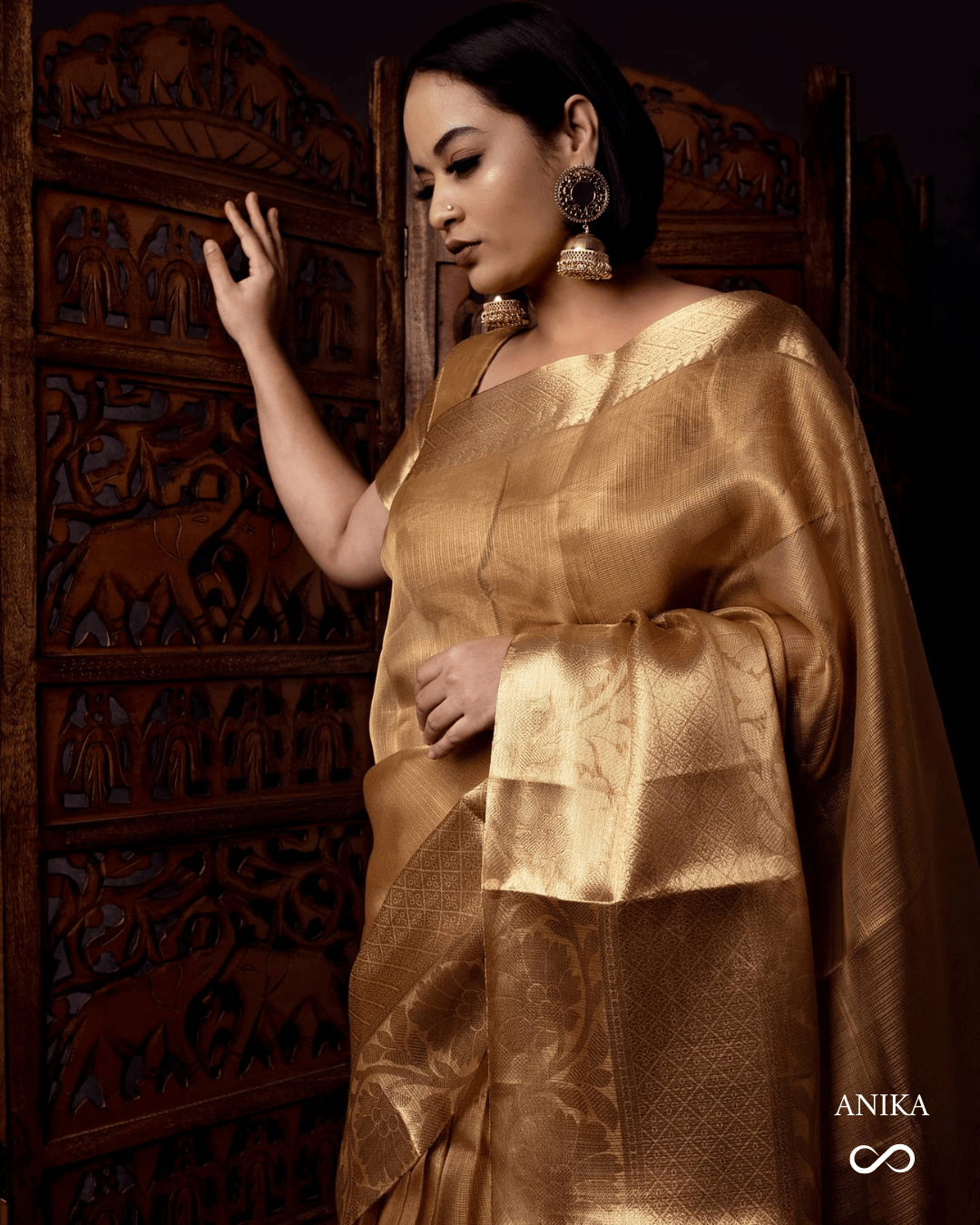 Golden Delight - Banarasi saree