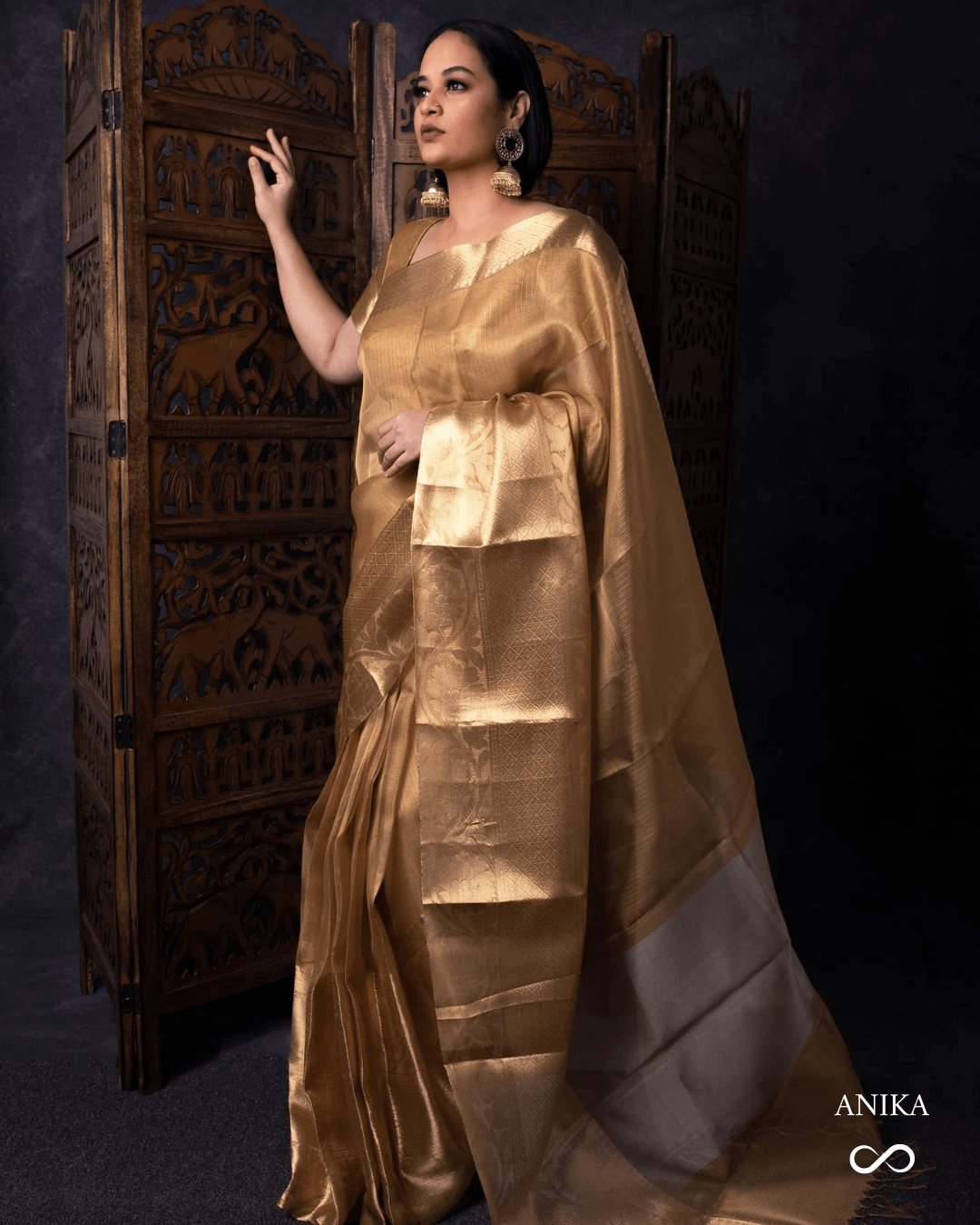 Golden Delight - Banarasi saree