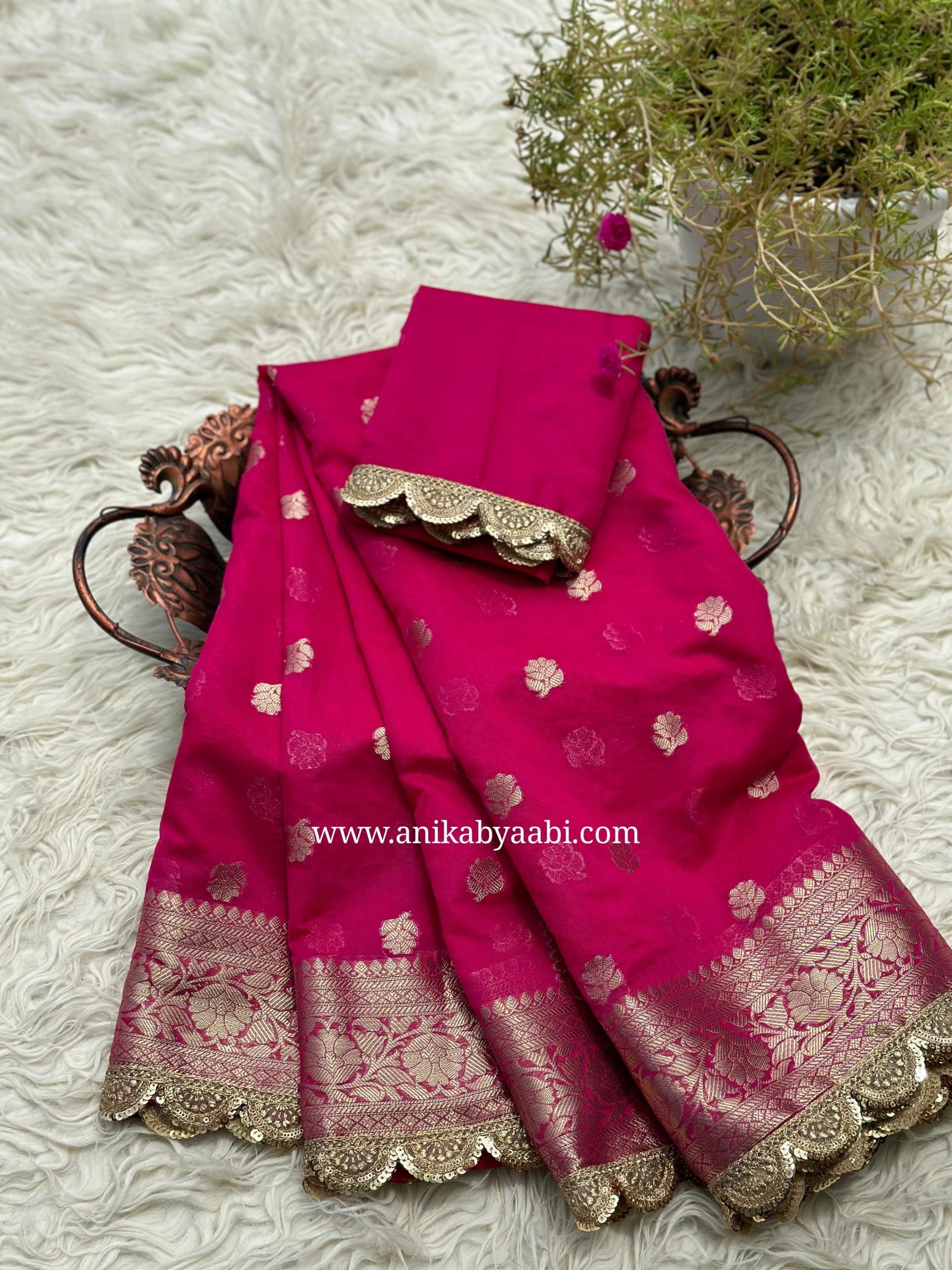 ALIA - RANI PINK SAREE