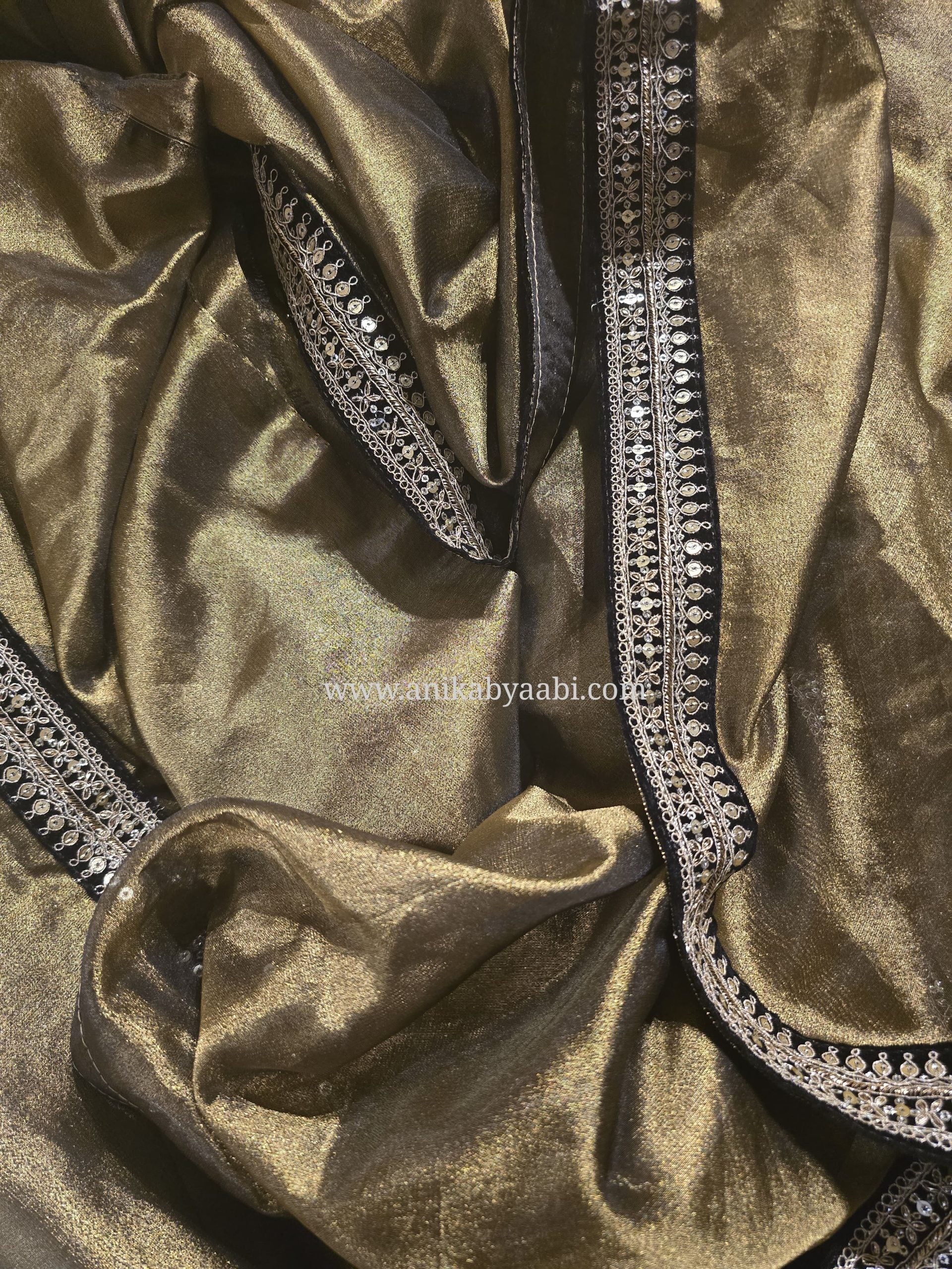 DP-GOLD TISSUE SAREE