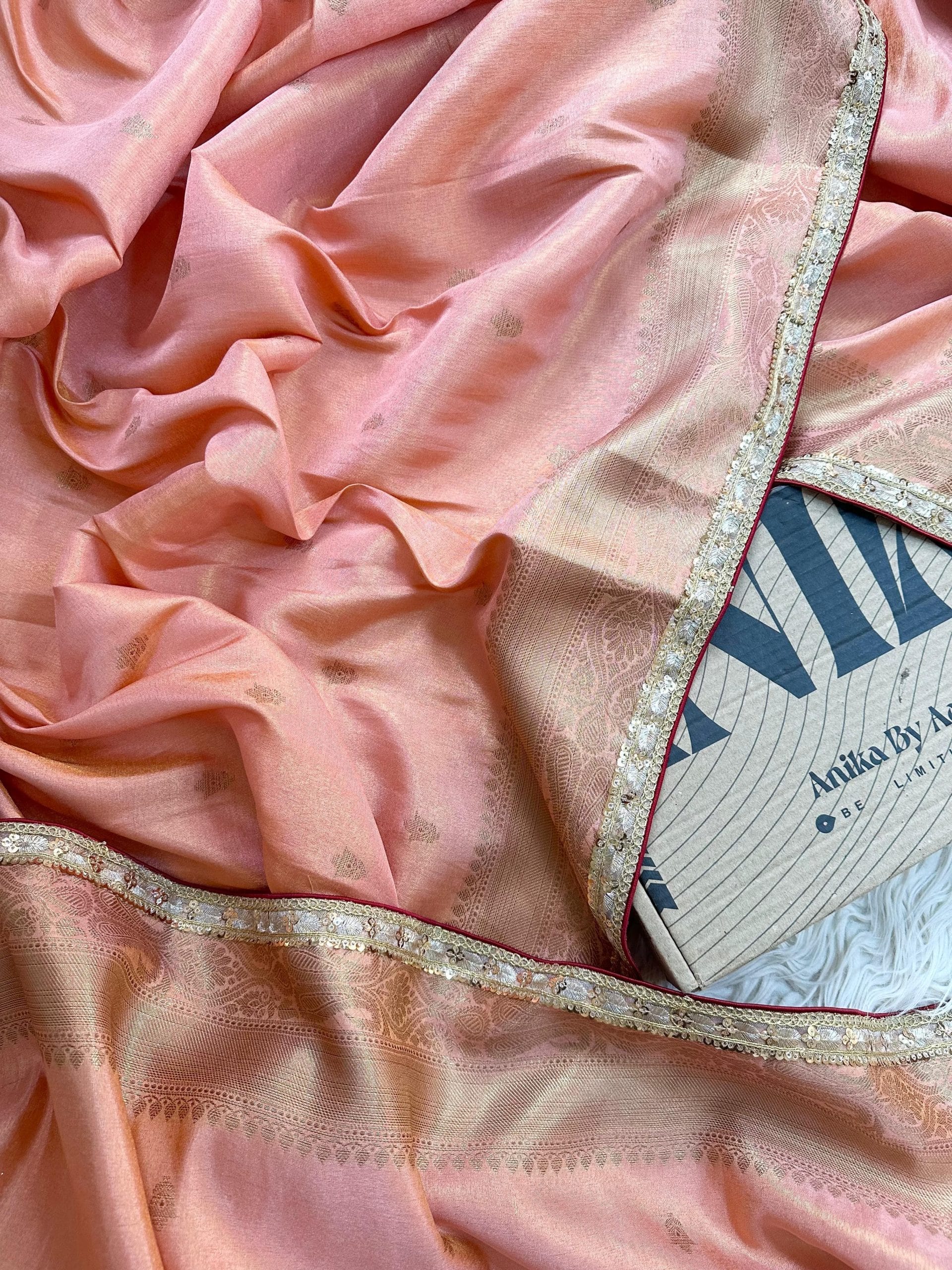 ADITI-PEACH BRIDAL EDIT SAREE