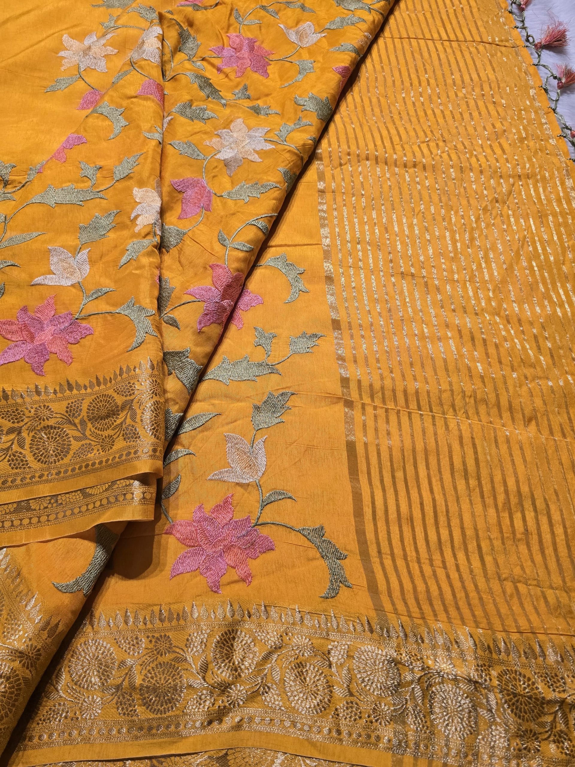 KIRTI-YELLOW SAREE