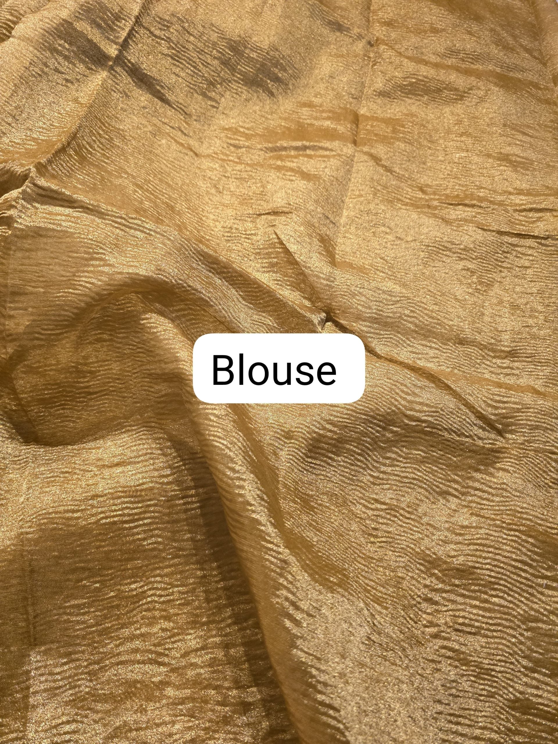 RASHI-RUSTI GOLD SAREE