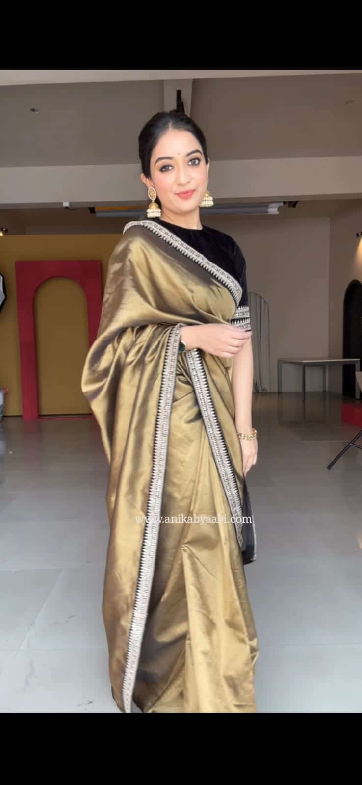 DP-GOLD TISSUE SAREE