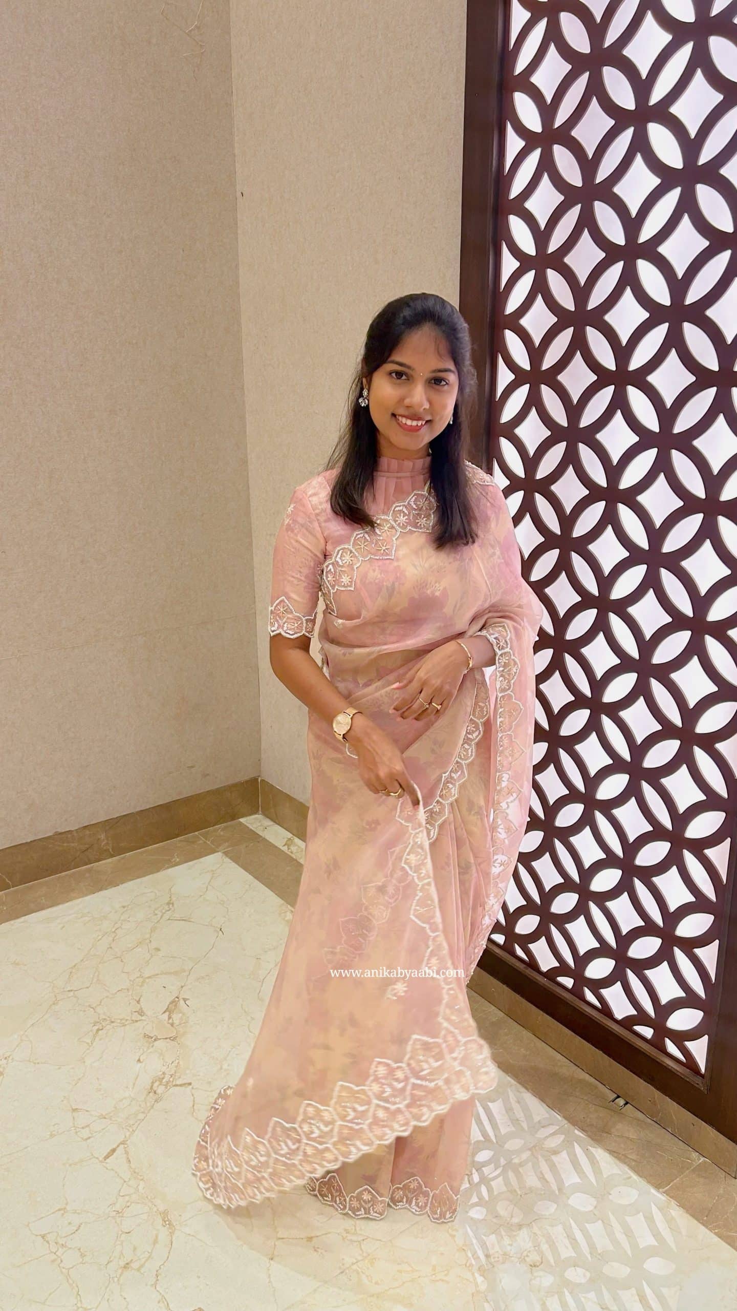 DAFFODIL - PASTEL PINK SAREE
