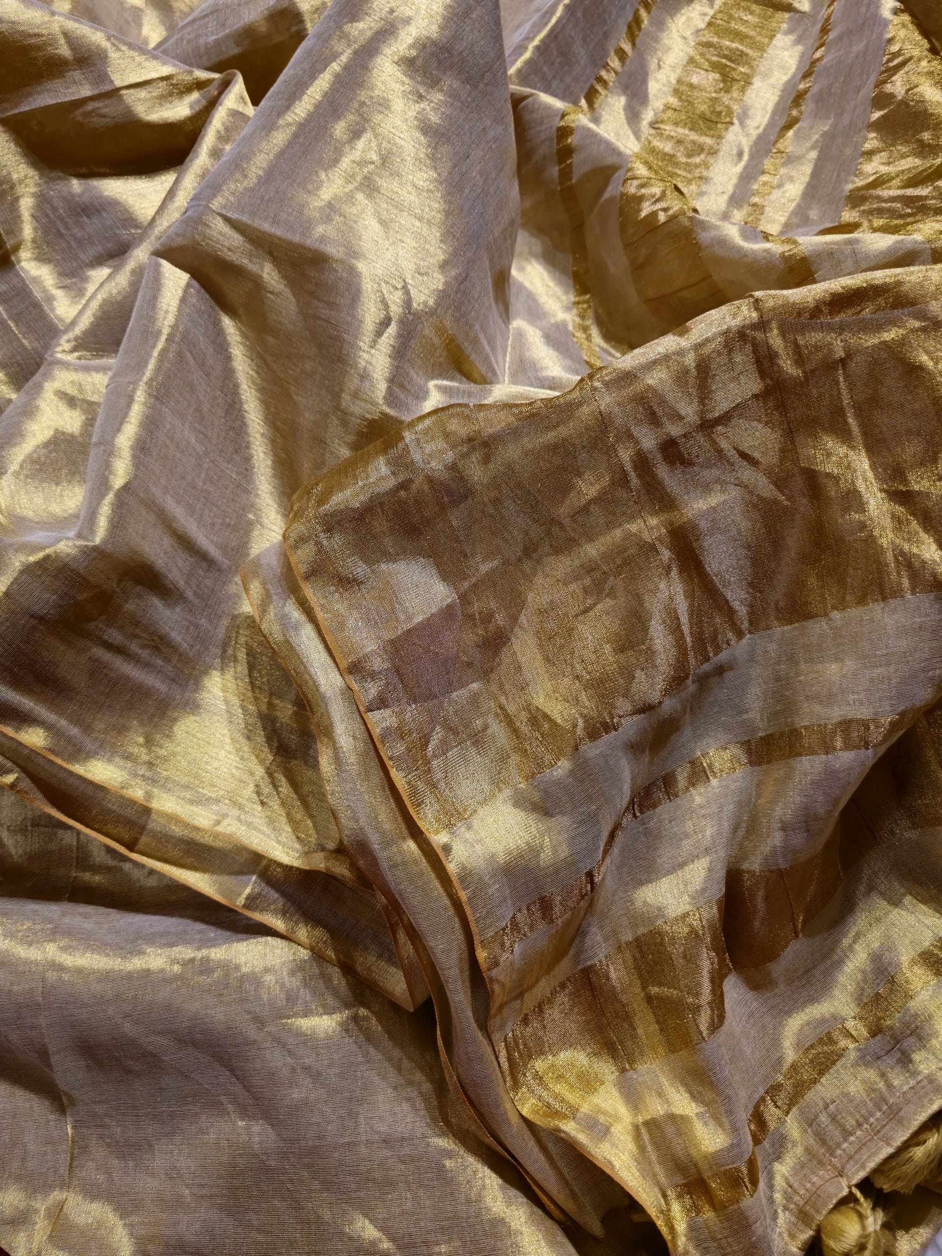 SHIKAR TISSUE - ONAME GOLD SAREE