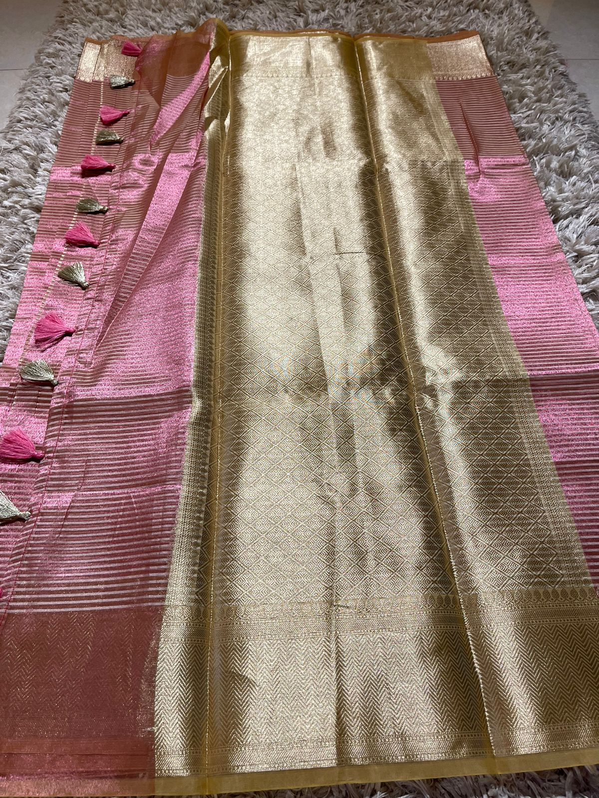 KESAR-LOTUS PINK DUAL TONE