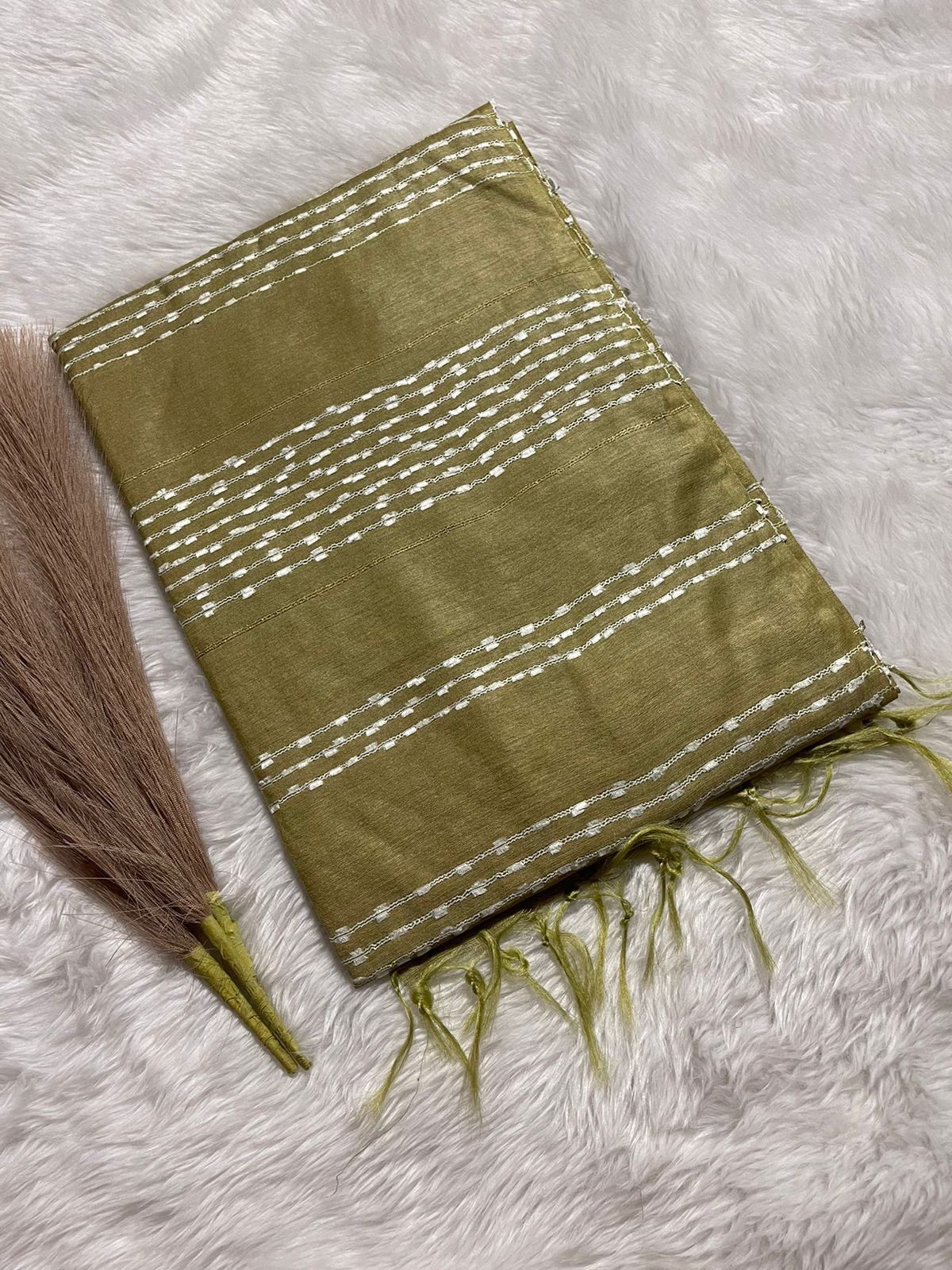 CHETTINADU COTTON-ELACHI GREEN SAREE