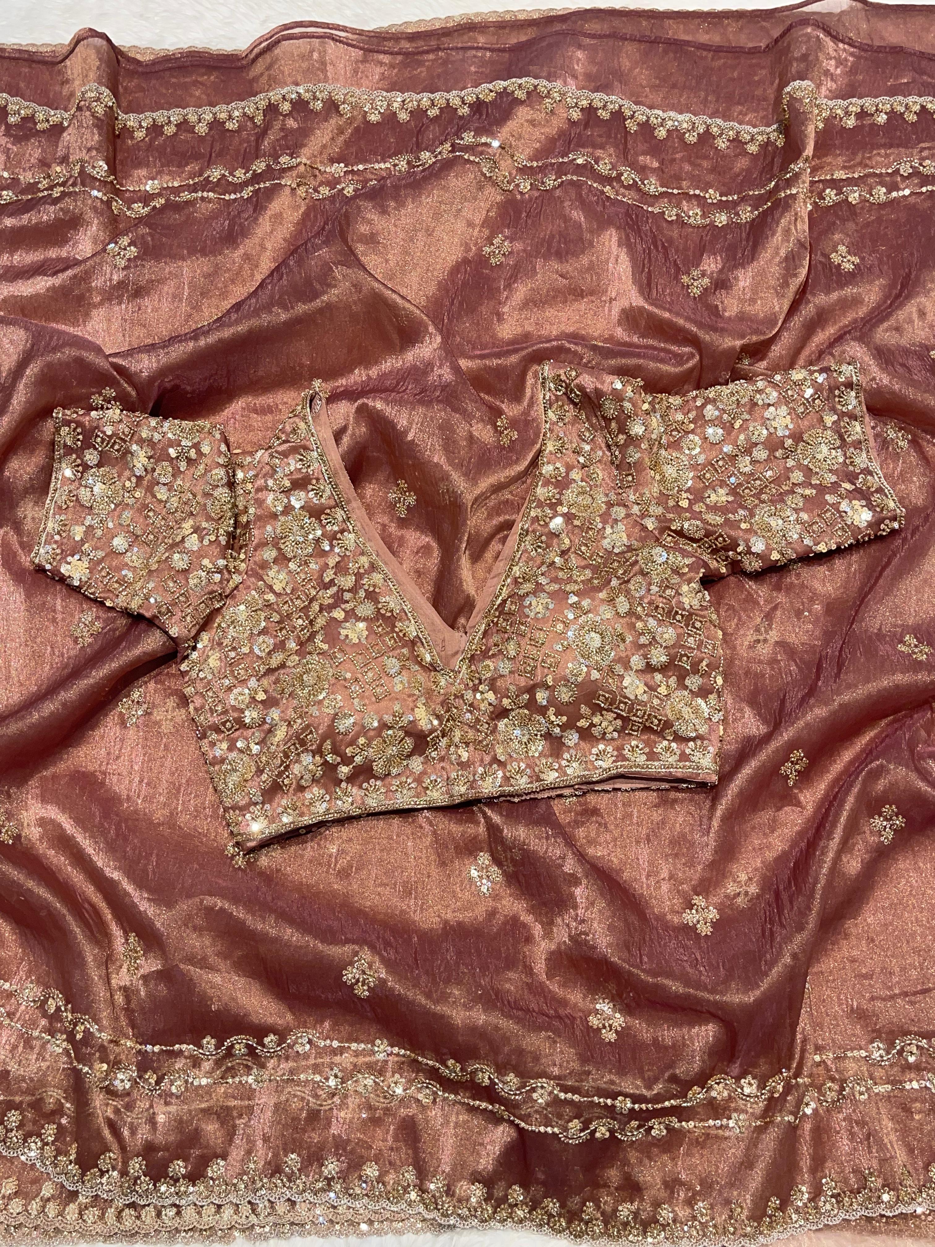 House of Anika Luxe - The Cocktail Edit saree AA09