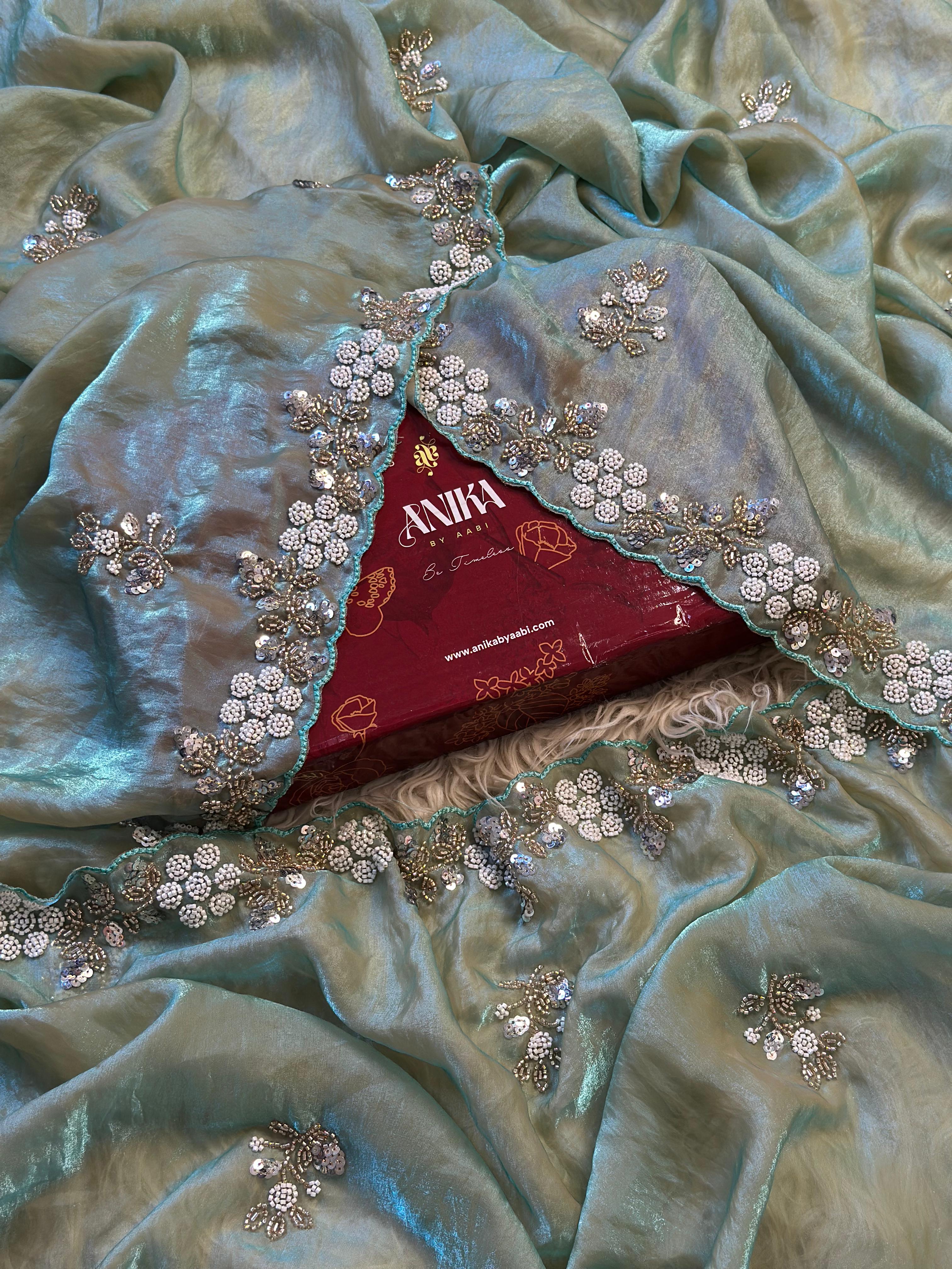 Anika's designer saree - RADHIYA