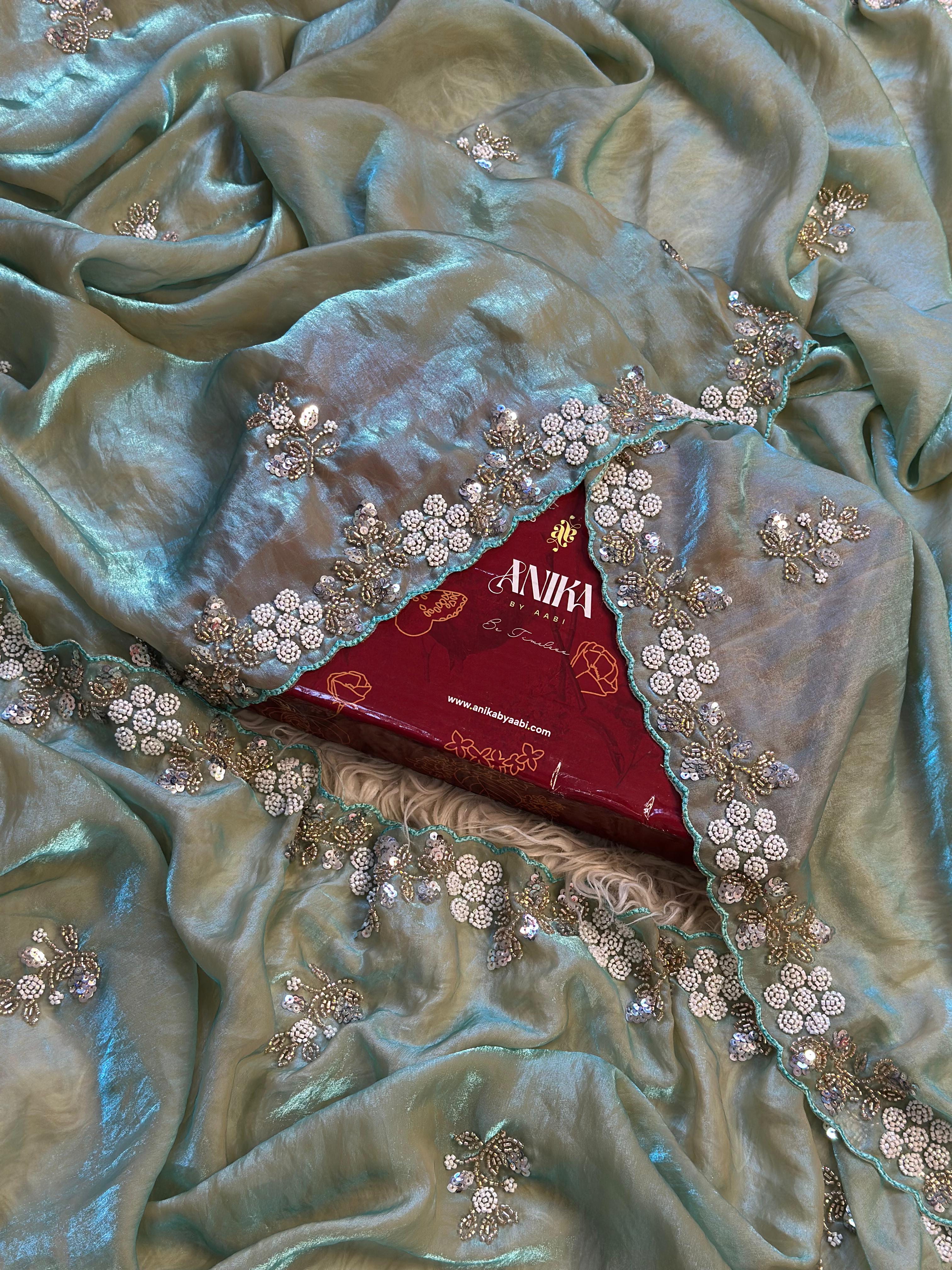 Anika's designer saree - RADHIYA