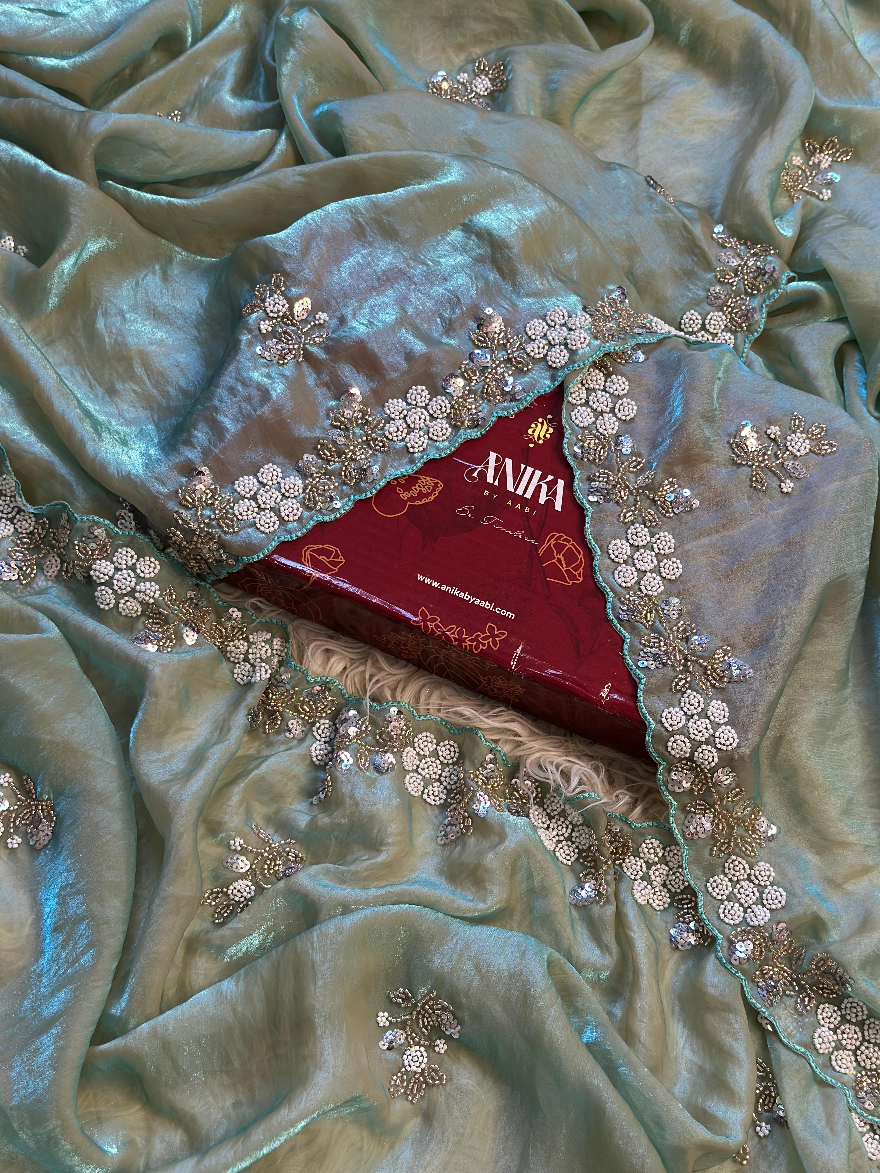 Anika's designer saree - RADHIYA