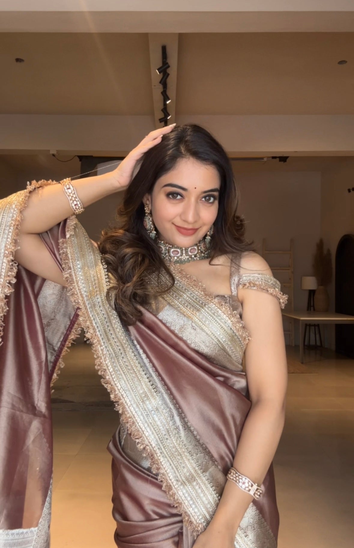 TISSUE LUXE-BRONZED GLOW SAREE