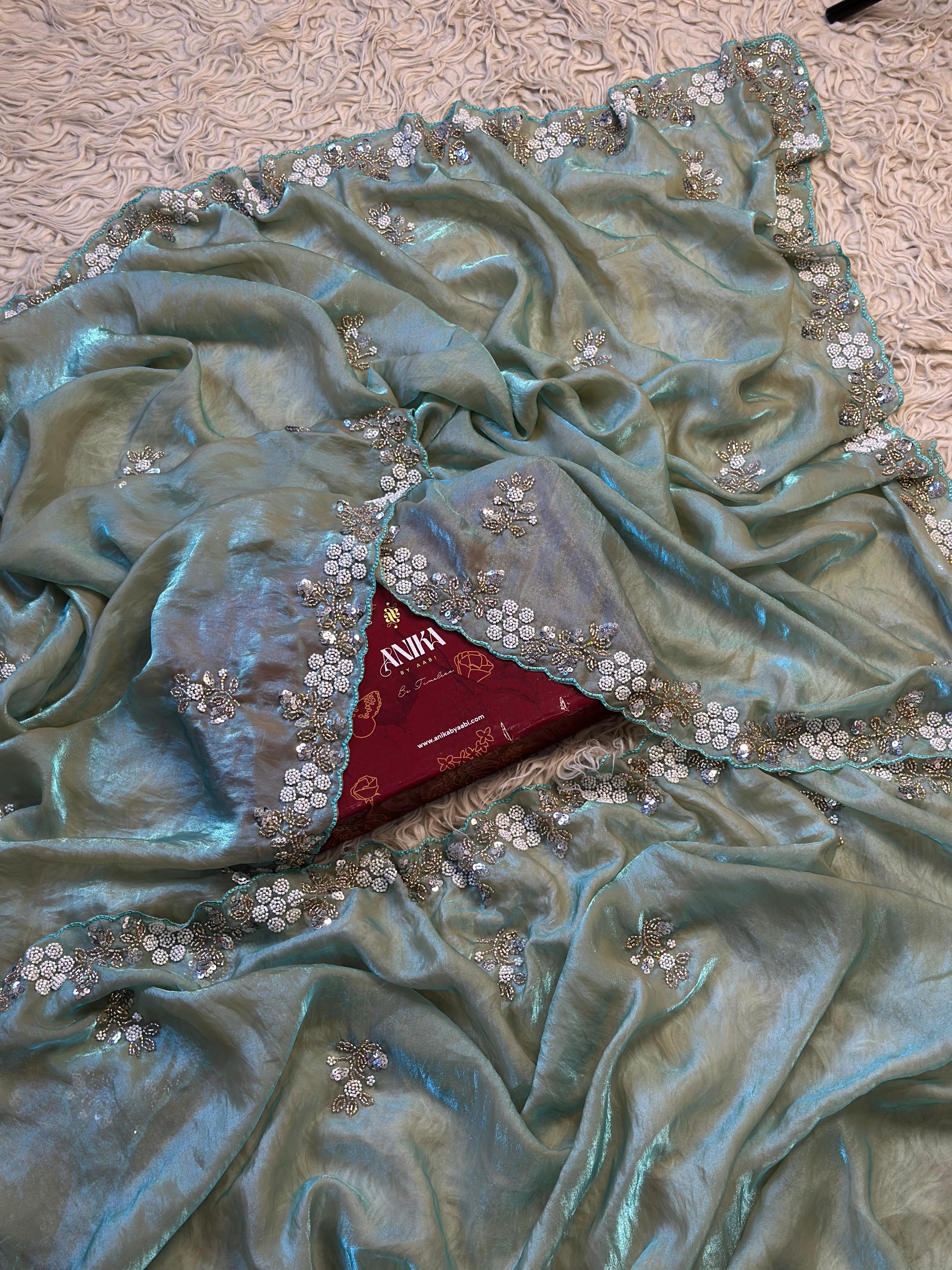 Anika's designer saree - RADHIYA