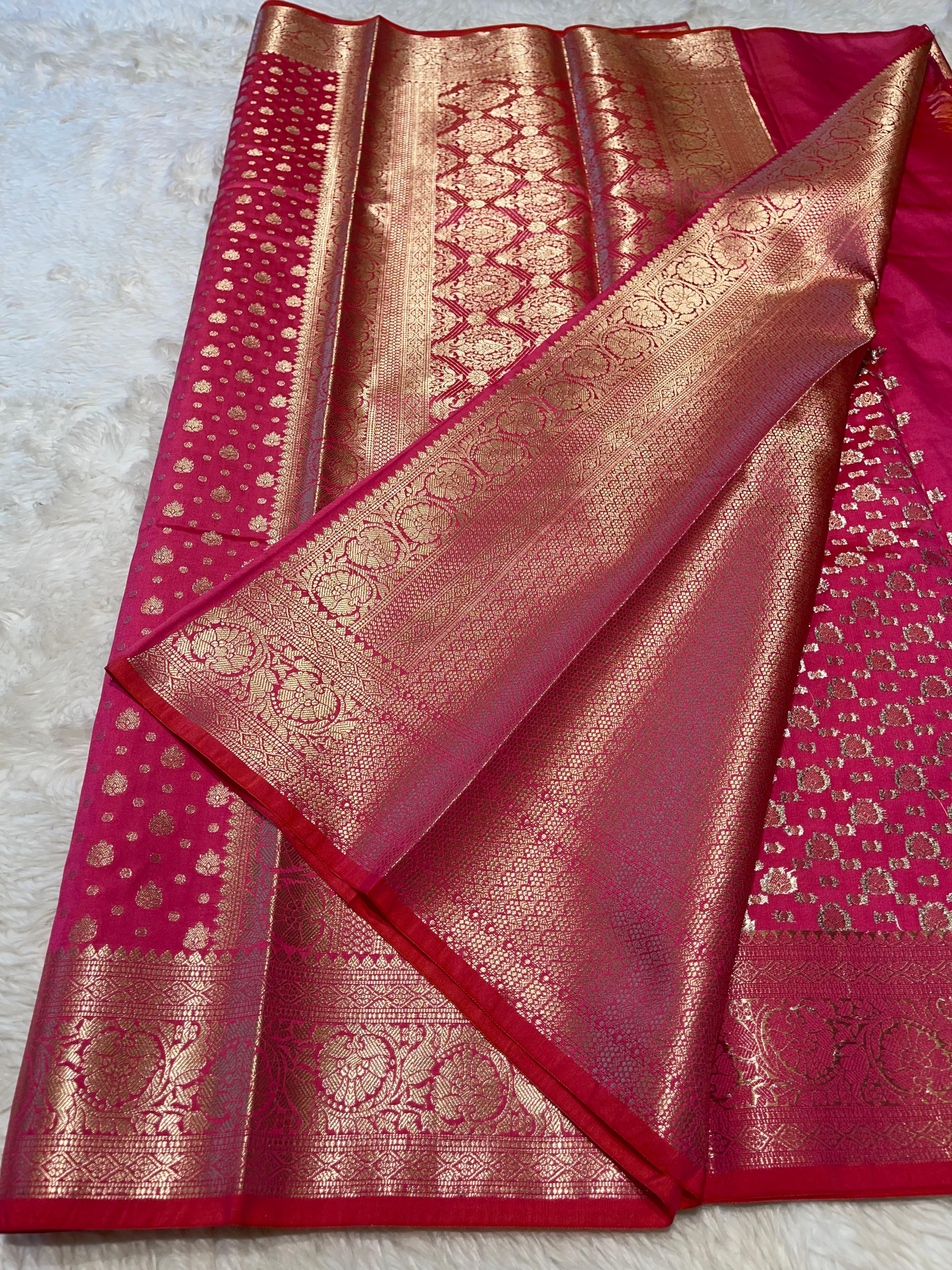 ANIKA'S SEMI KATAN SILK SAREE - ASK04
