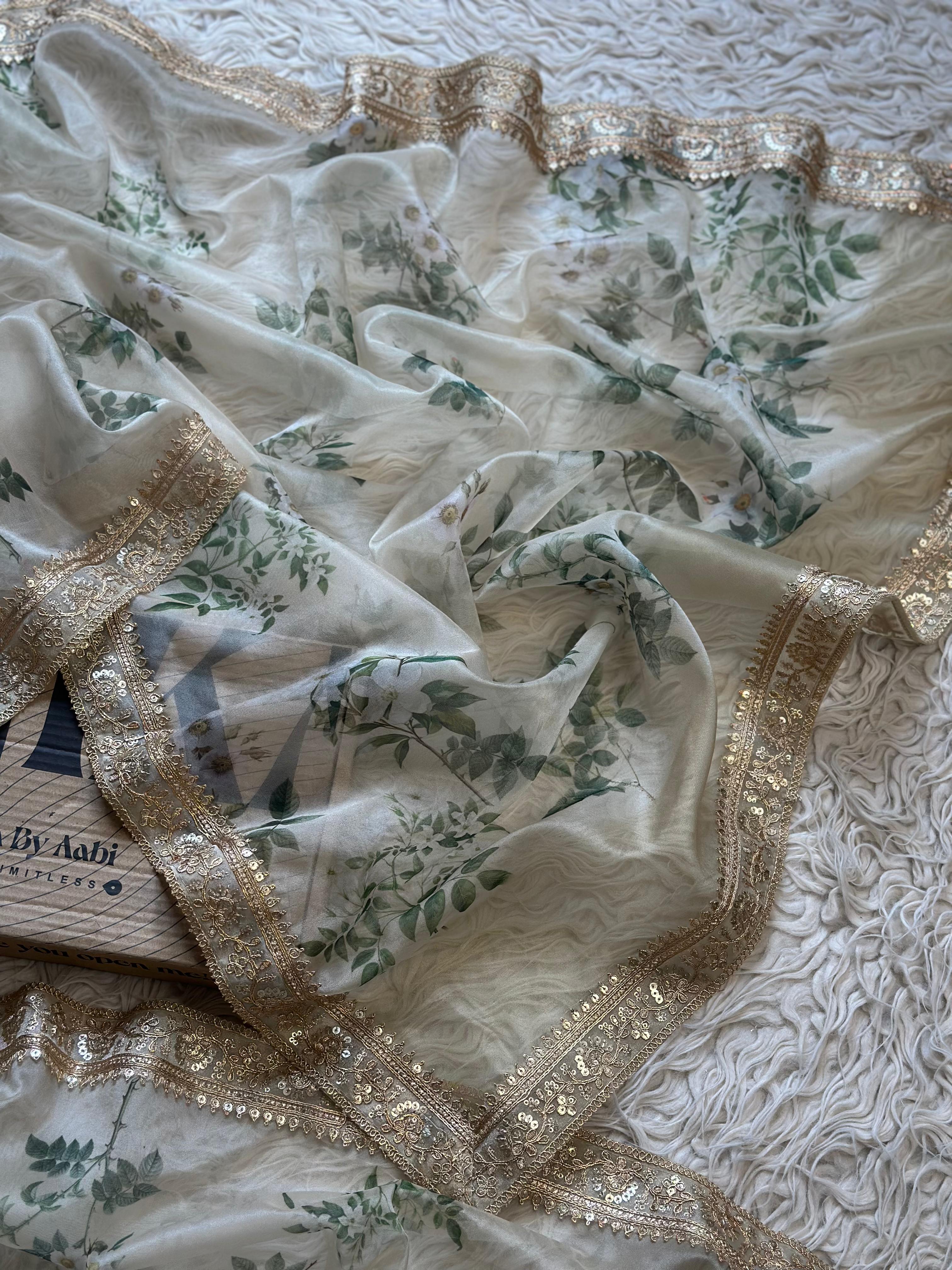 KALP - Exclusive Organza Tissue Saree