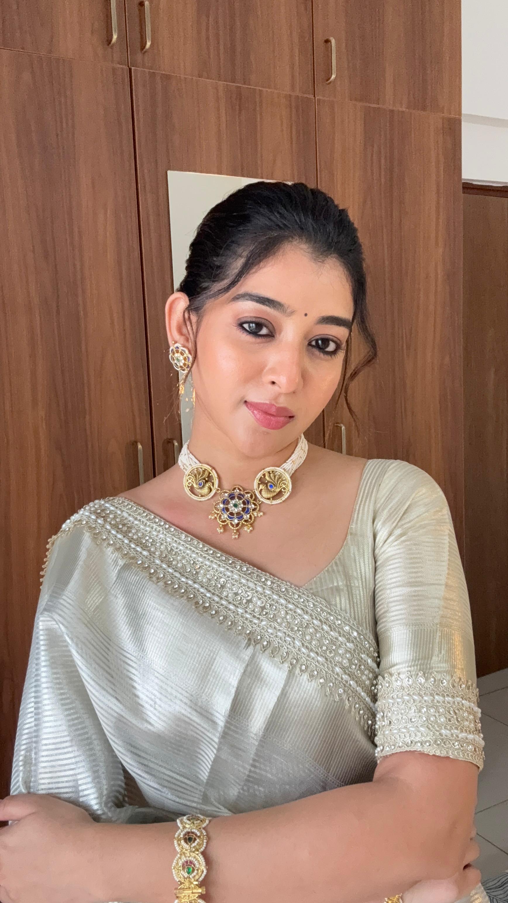 SONAKSHI - TISSUE LUXE - Banarasi silk saree in SILVER - EXCLUSIVE EDIT