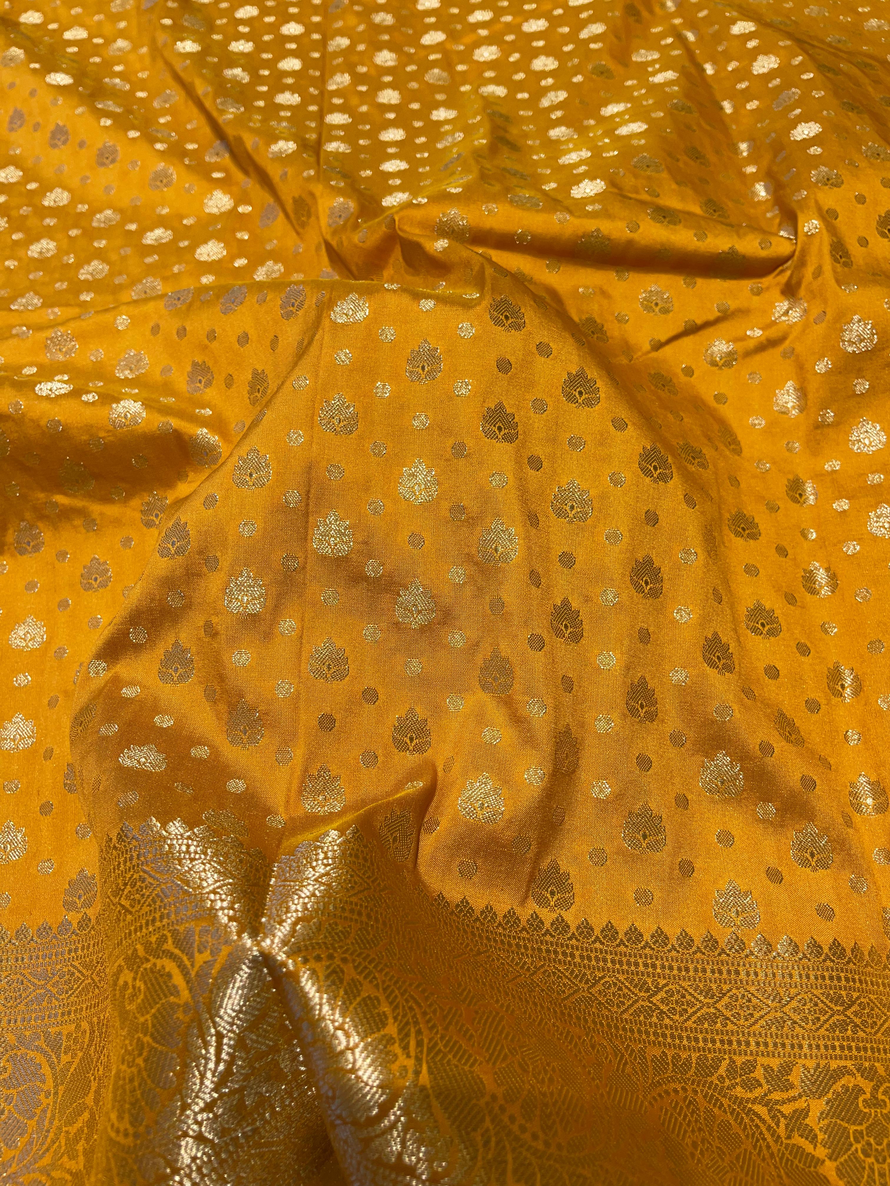 ANIKA'S SEMI KATAN SILK SAREE - ASK06