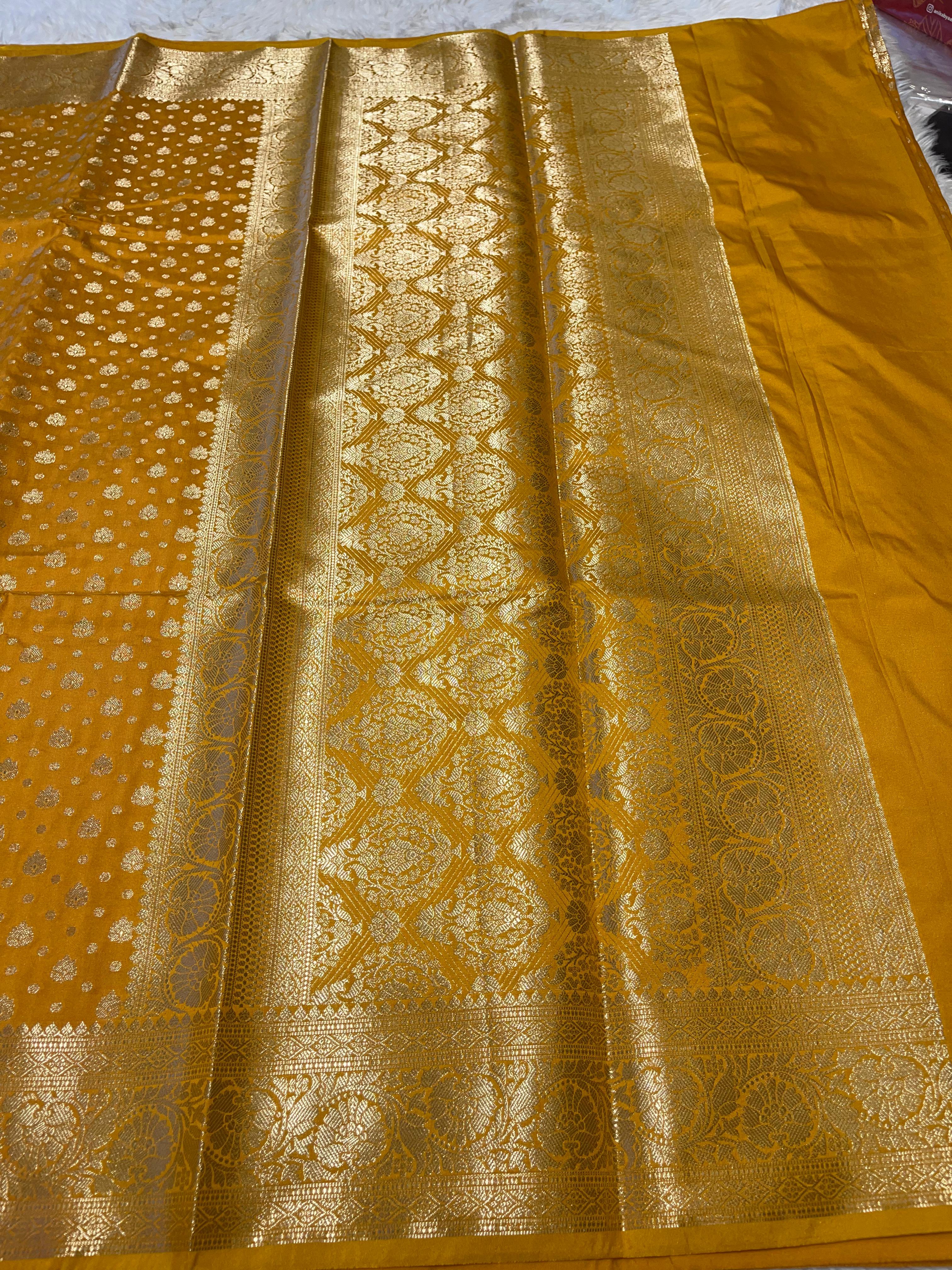 ANIKA'S SEMI KATAN SILK SAREE - ASK06