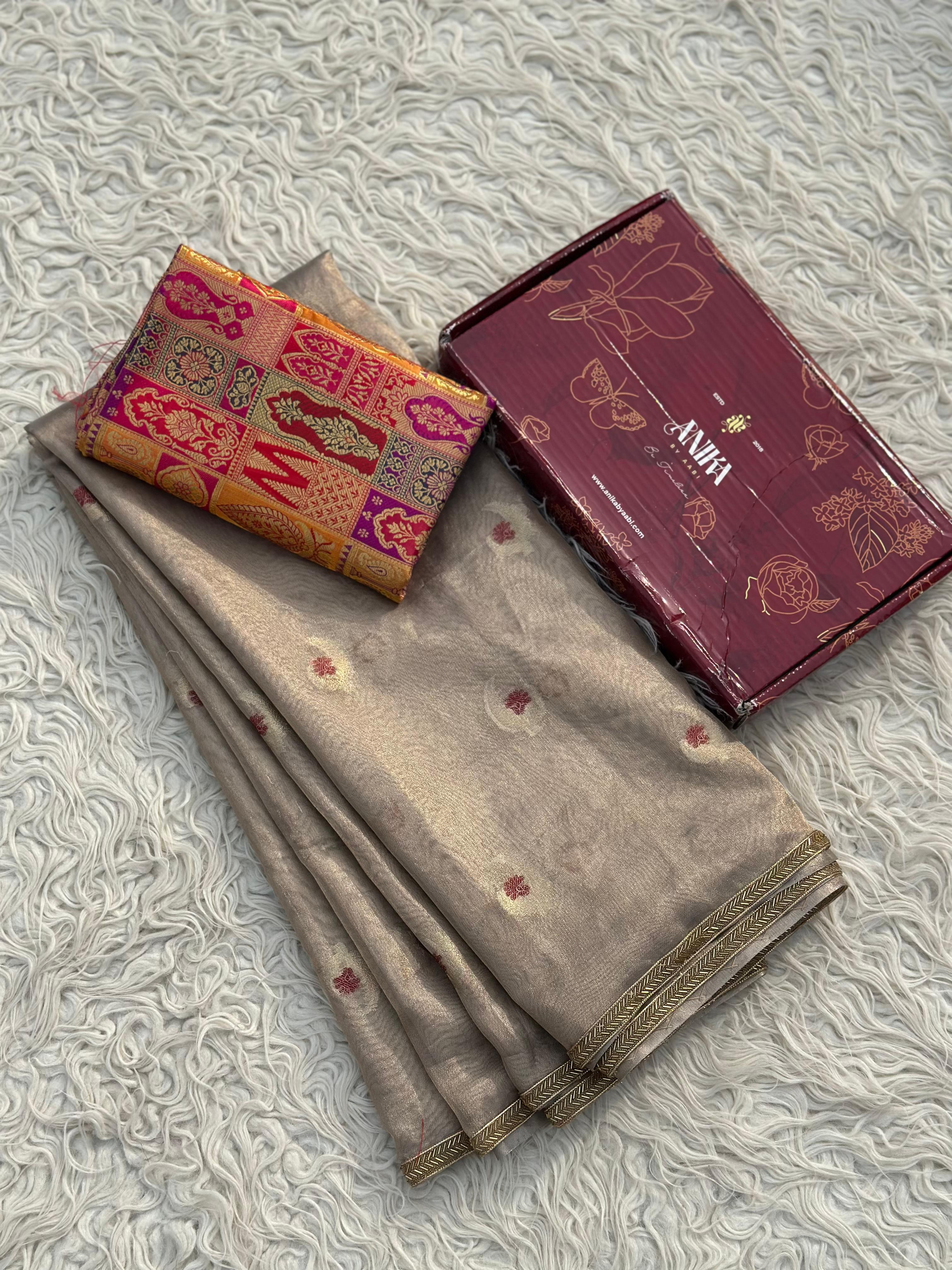 Beige Gold Tissue  -Anika's Exclusive Edit