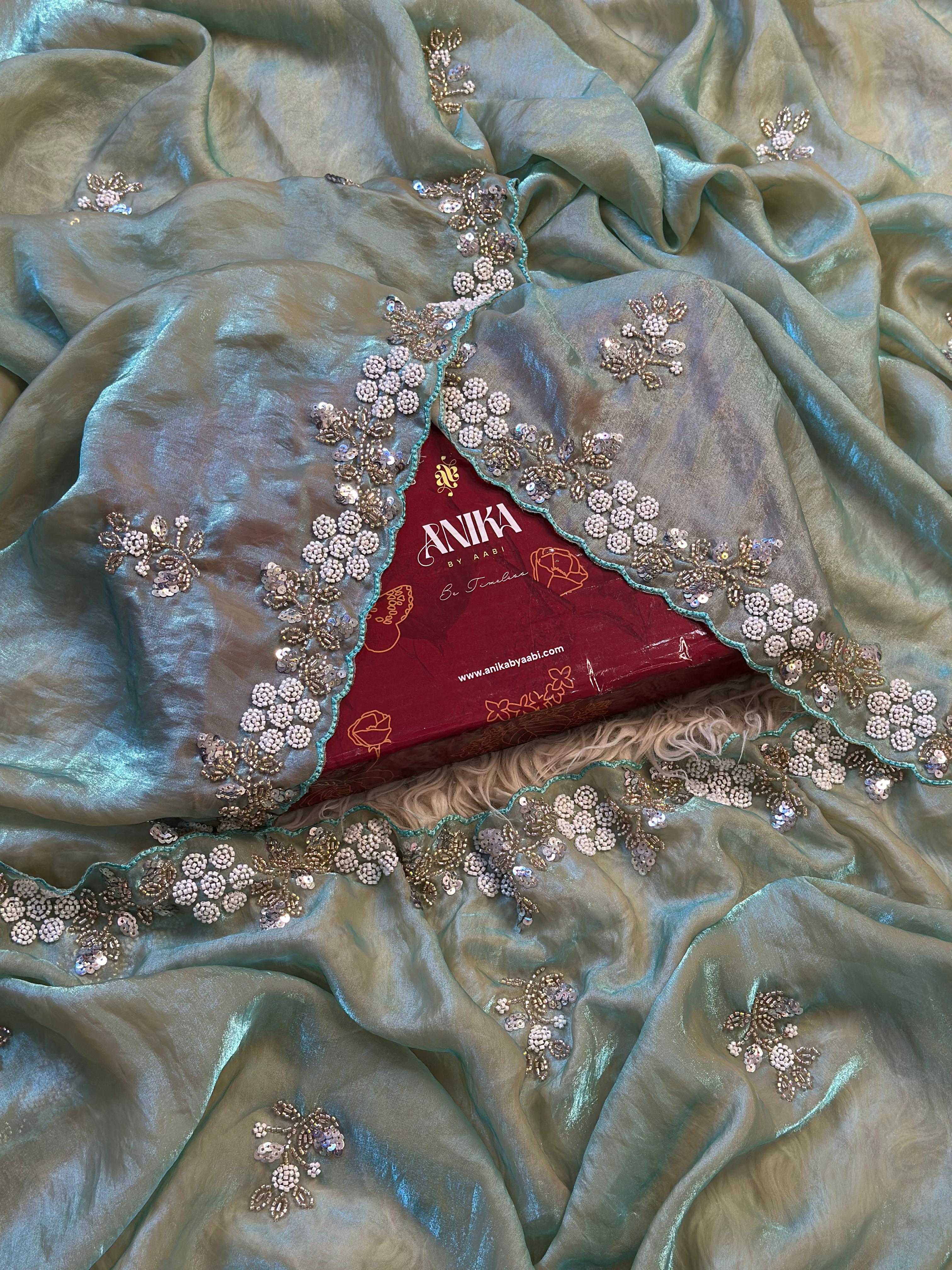 Anika's designer saree - RADHIYA