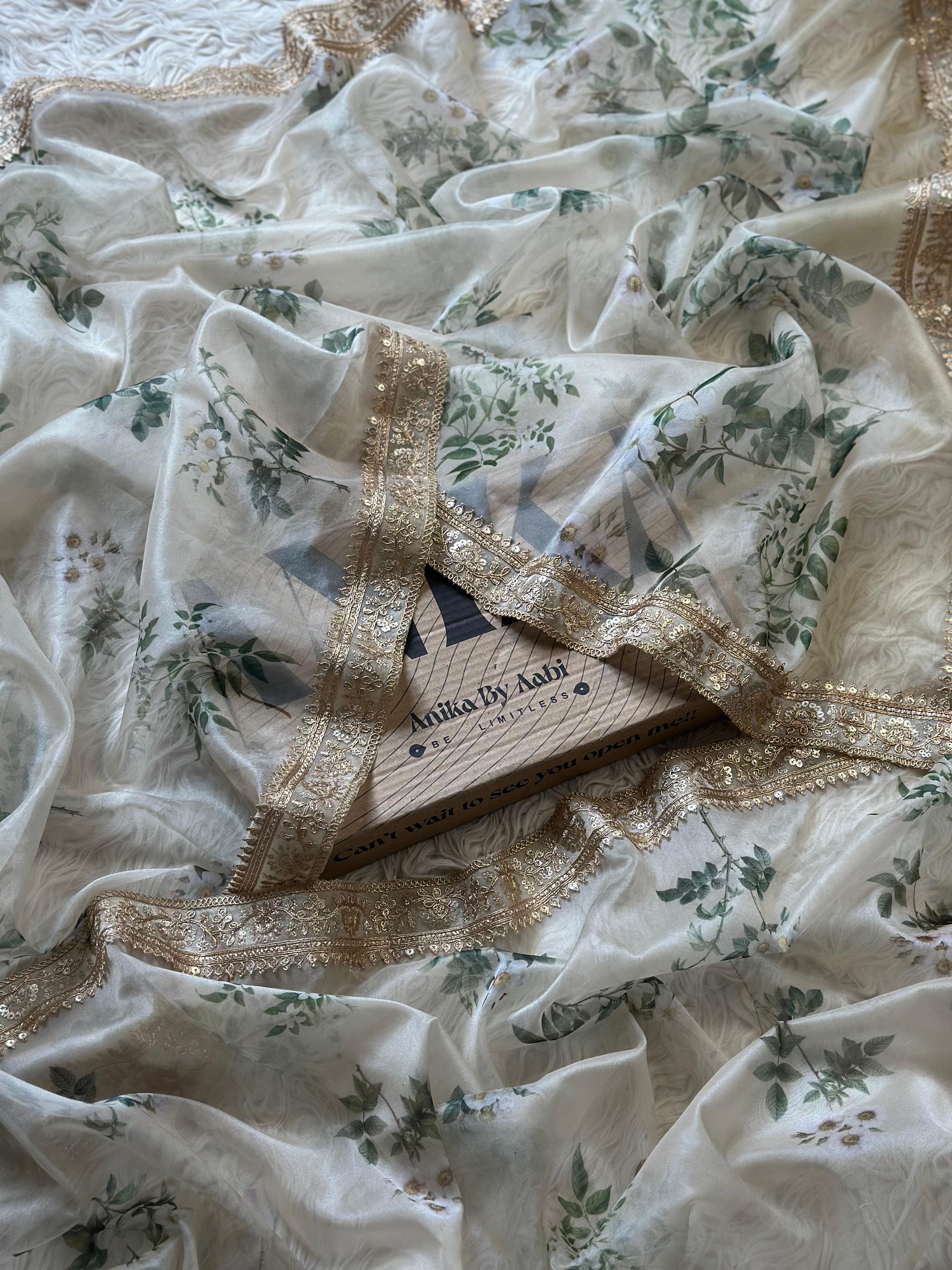 KALP - Exclusive Organza Tissue Saree