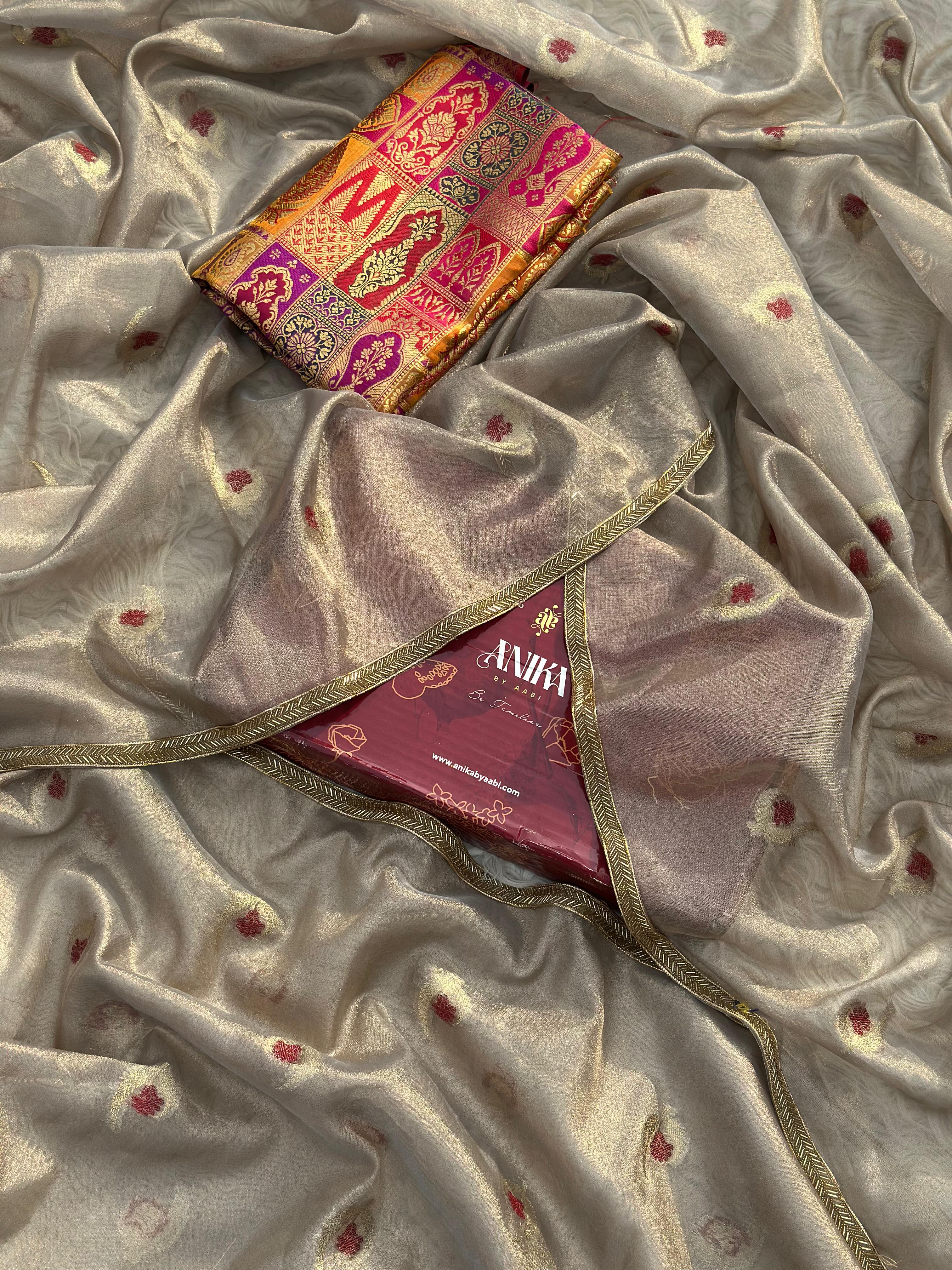 Beige Gold Tissue  -Anika's Exclusive Edit