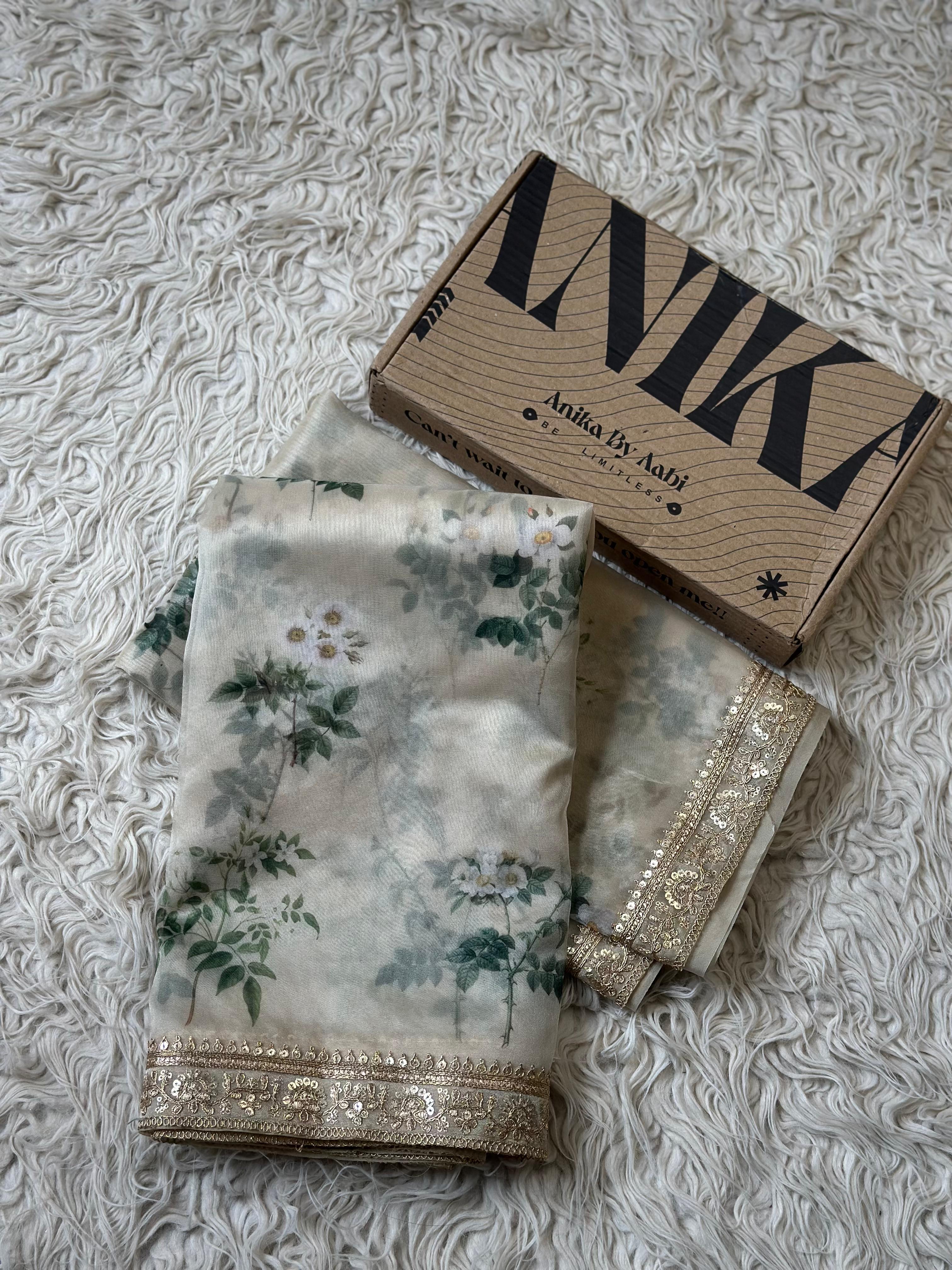 KALP - Exclusive Organza Tissue Saree