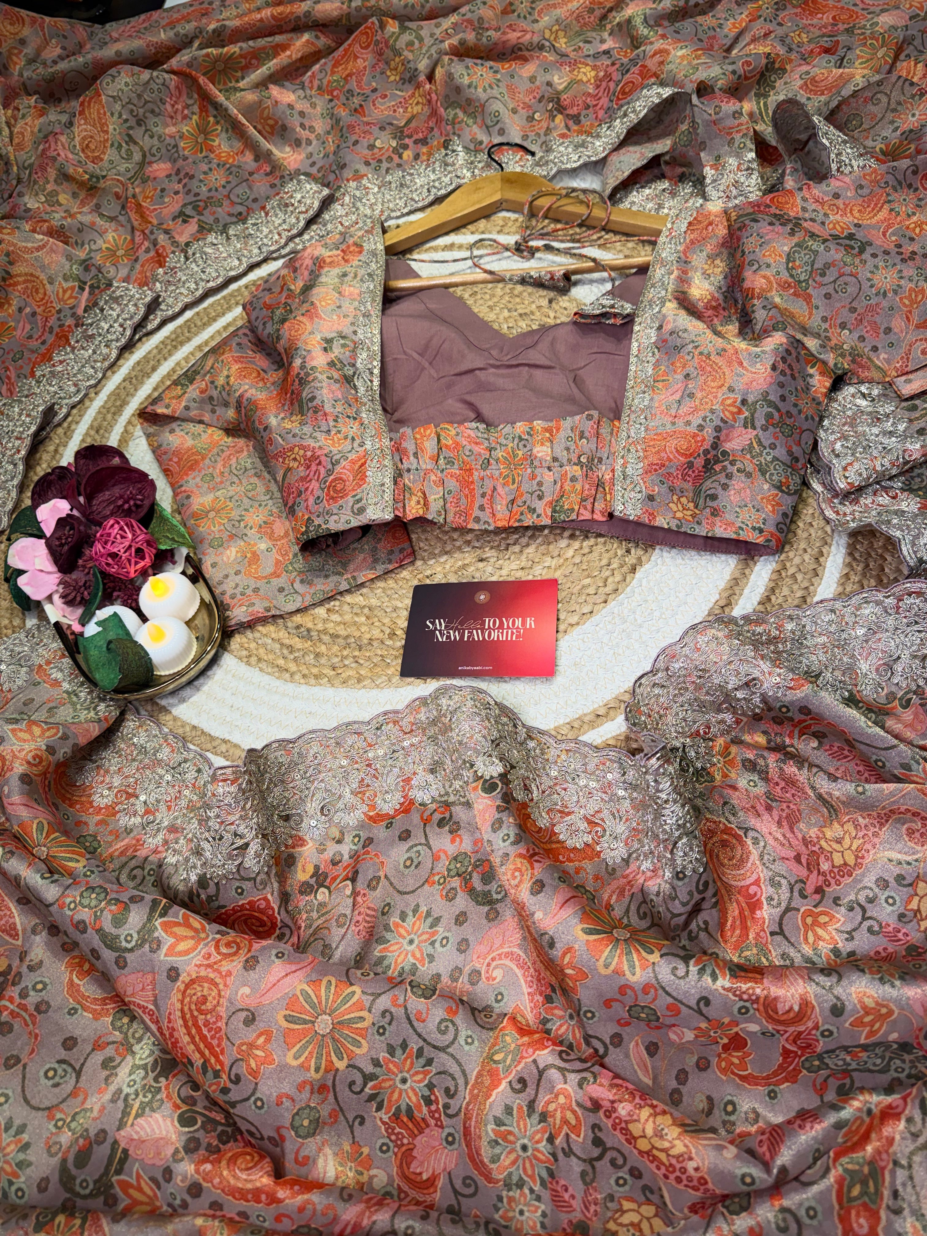 Semi Tussar Digital print SSB03 -SAKHI