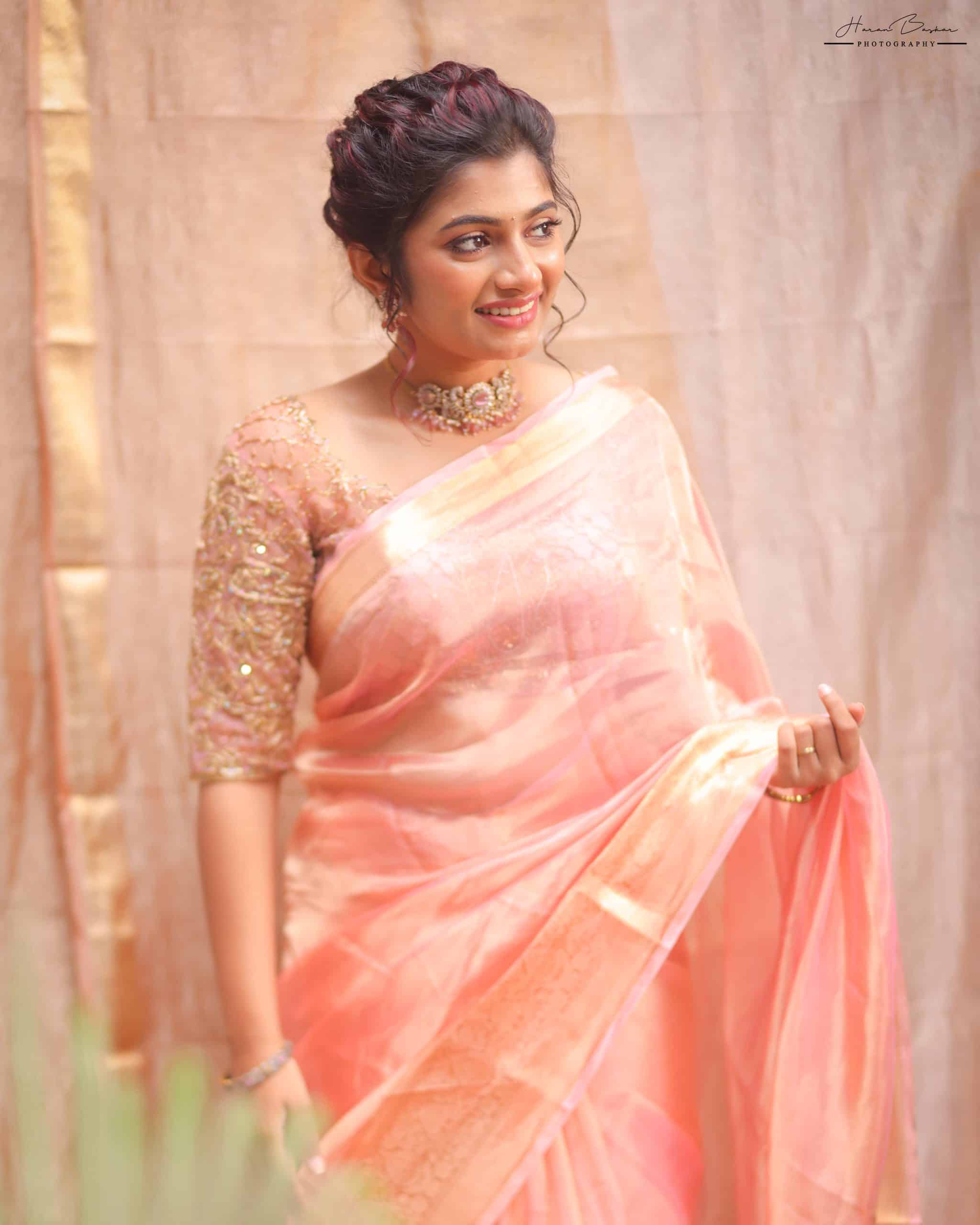 KALKI-ROSEGOLD PINK BRIDAL EDIT SAREE
