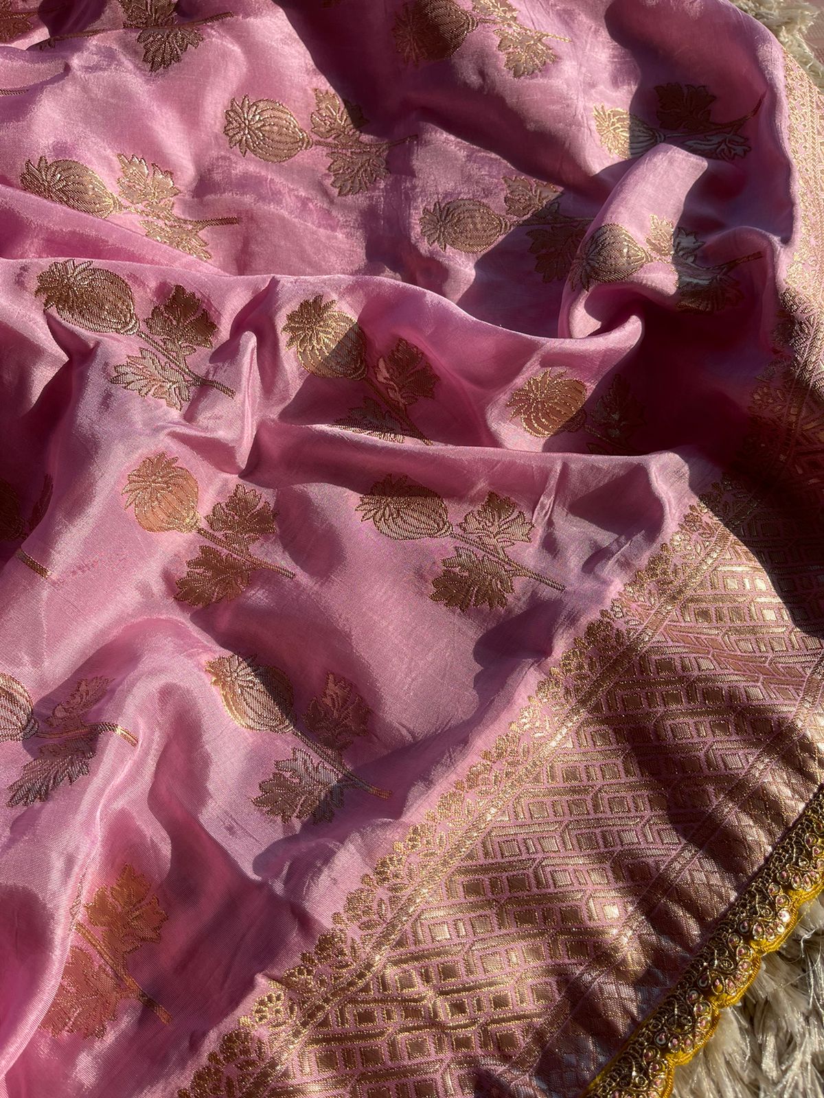 SUHA- PINK SAREE