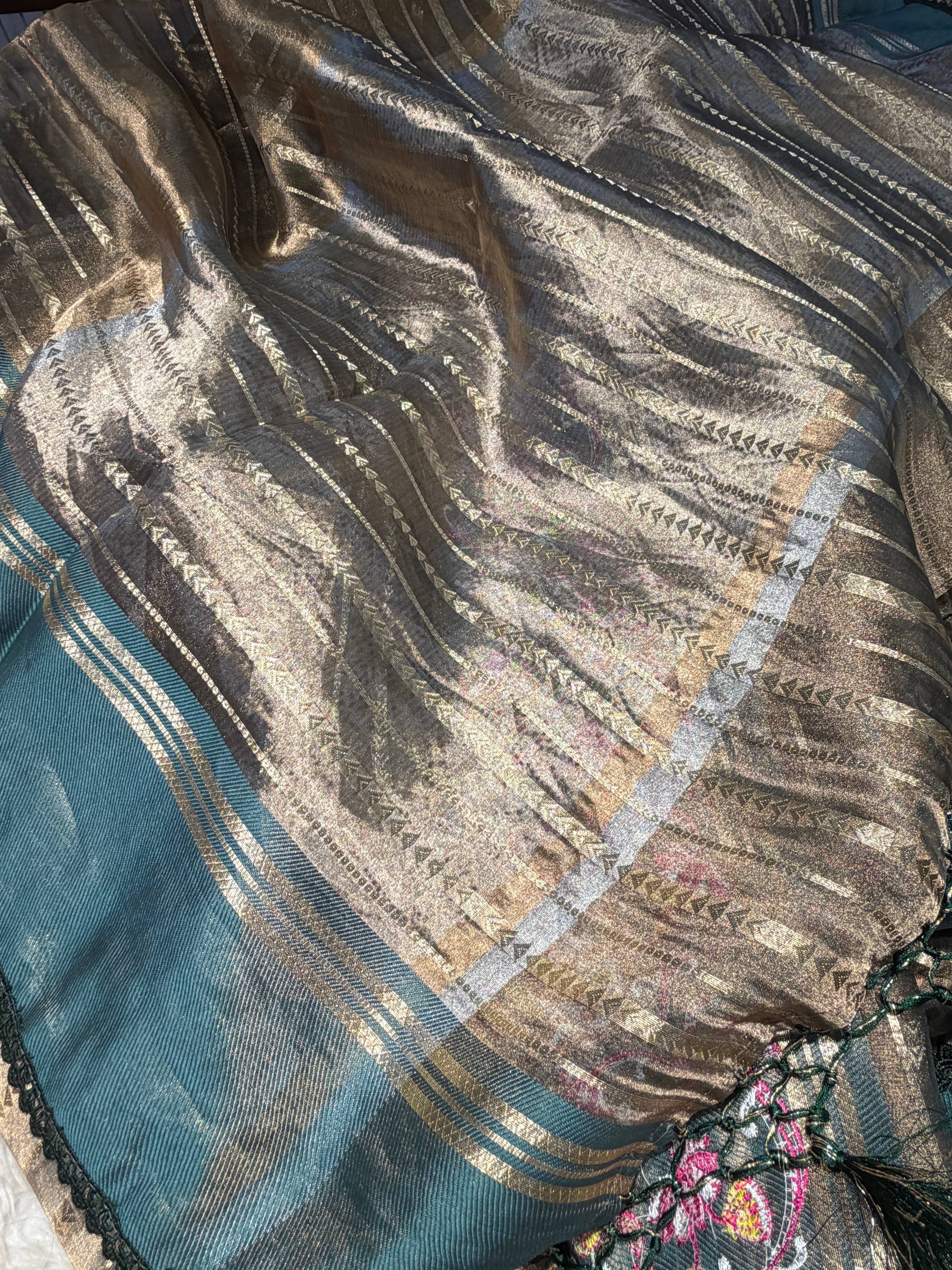 Kalki Pichwai - Pure Banarasi Tissue silk saree KP03