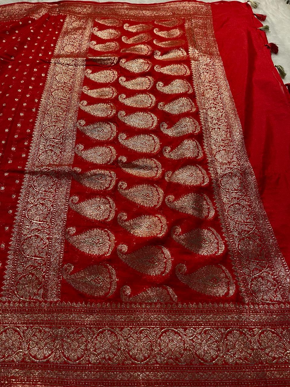 ROOP-RED SAREE