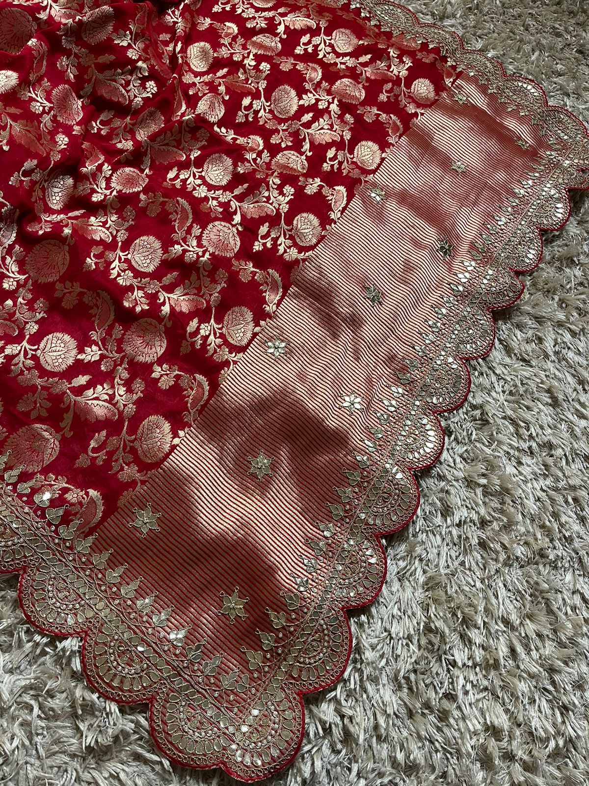 ANIKA BRIDAL EDIT - RED SAREE