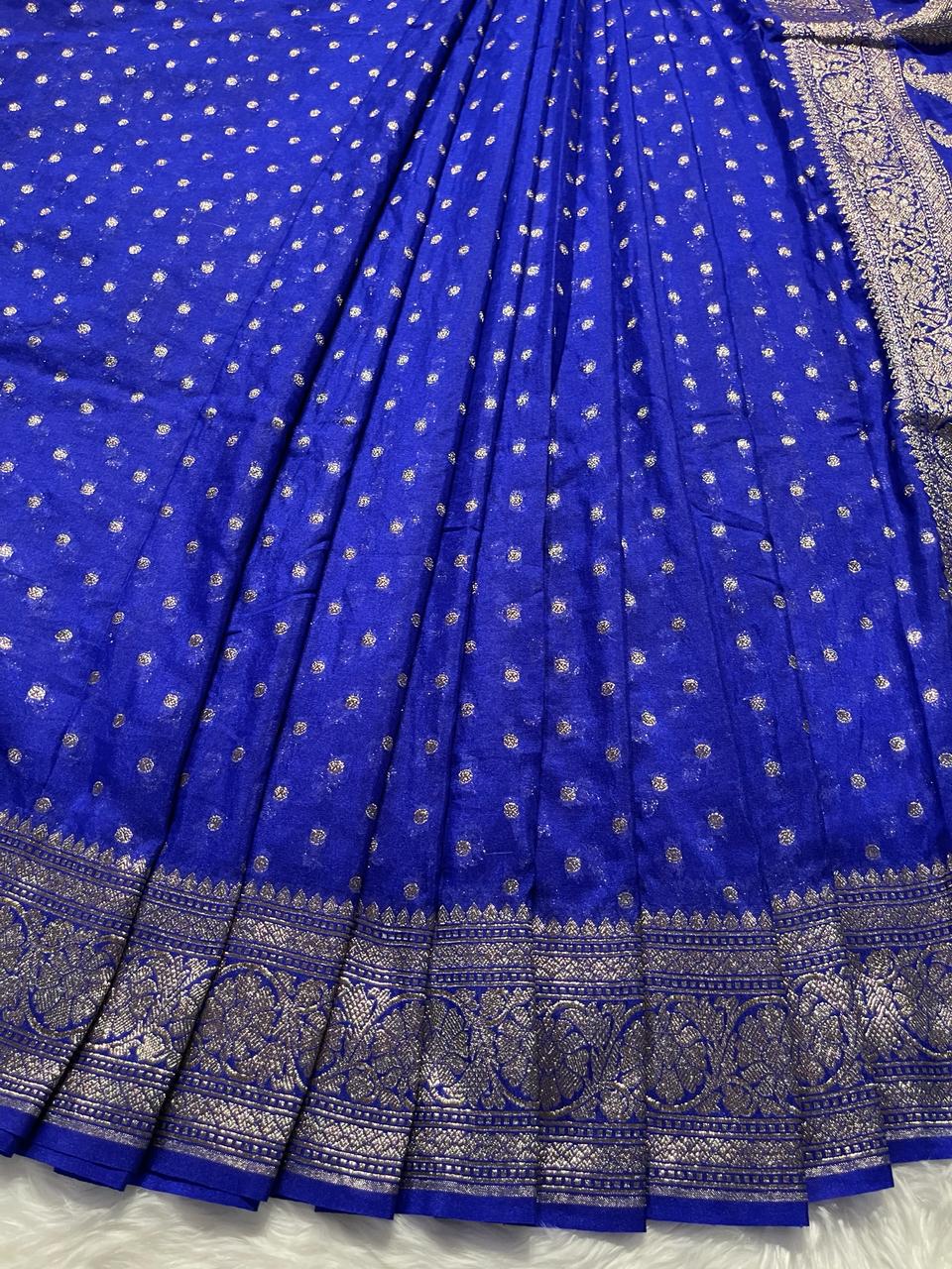 ROOP-ROYAL BLUE SAREE