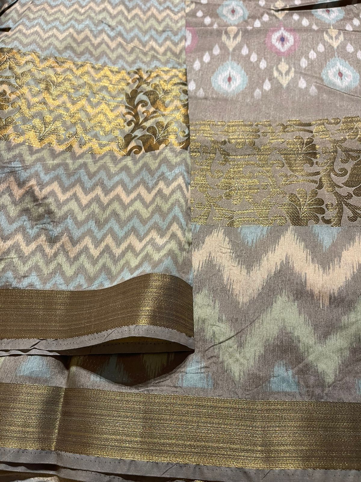 DEEKSHU - GREY SAREE