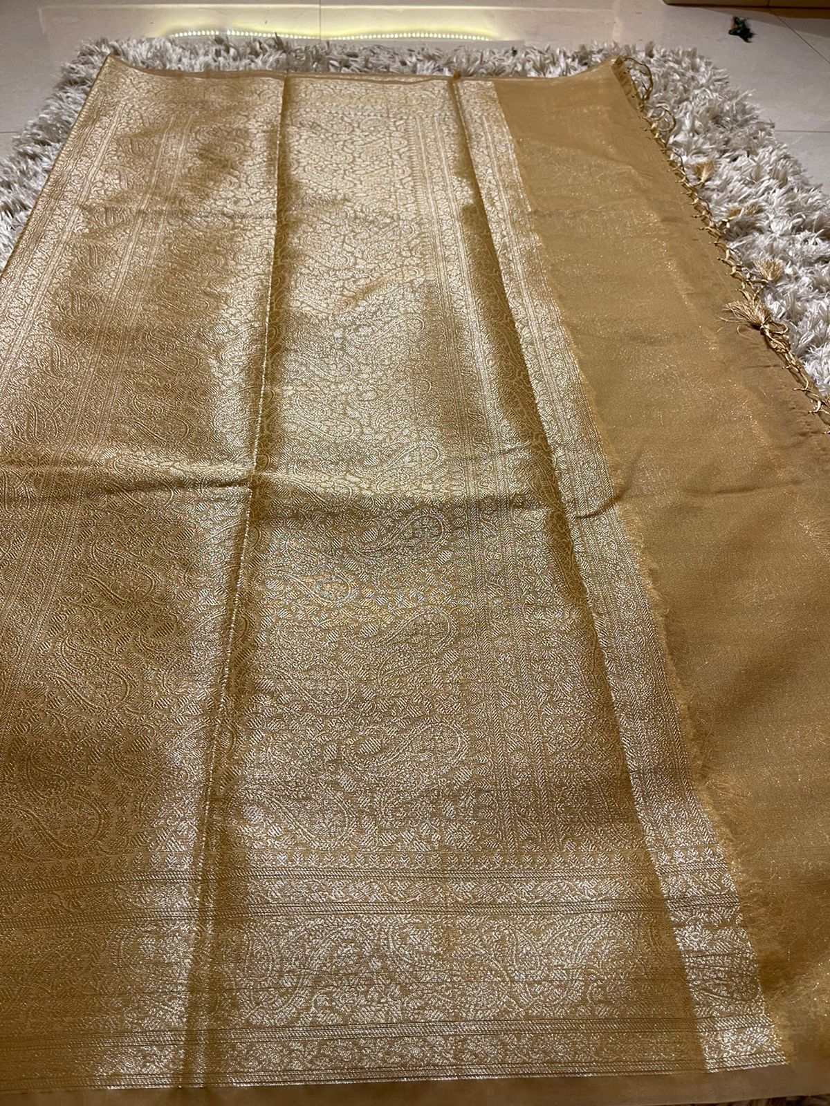 PASTEL GOLD SAREE