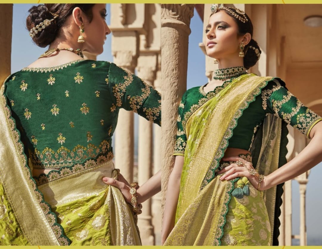 SUHA- GREEN SAREE